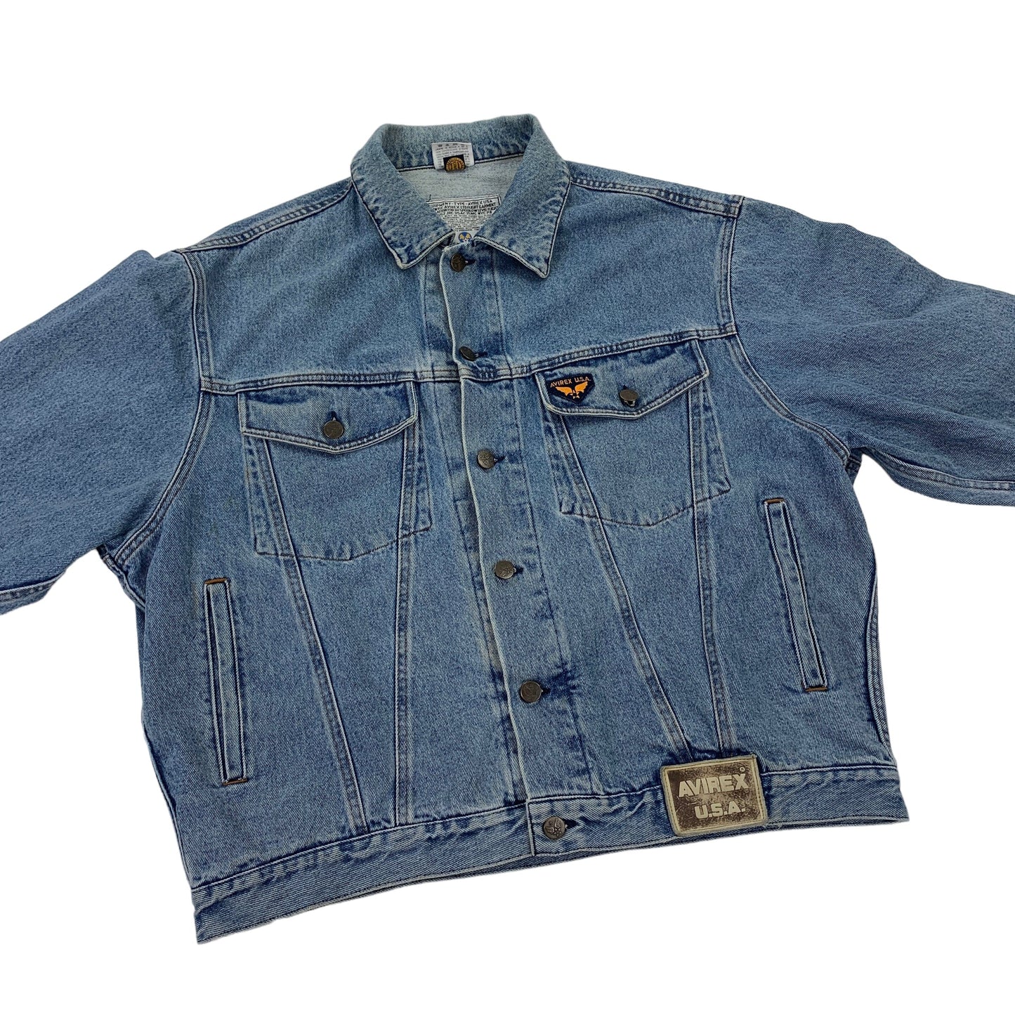 Avirex Jeans Jacket - XL Windbreakers Avirex coat outerwear pufferseason second hand vintage shop österreich germany deutschland angebot daunenjacke winterjacke jacke