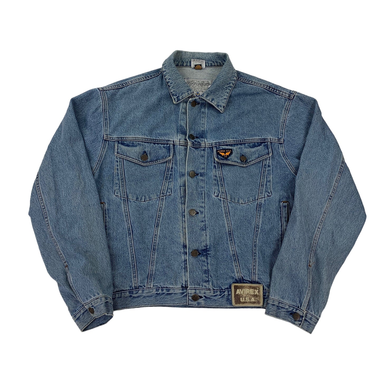 Avirex Jeans Jacket - XL Windbreakers Avirex coat outerwear pufferseason second hand vintage shop österreich germany deutschland angebot daunenjacke winterjacke jacke