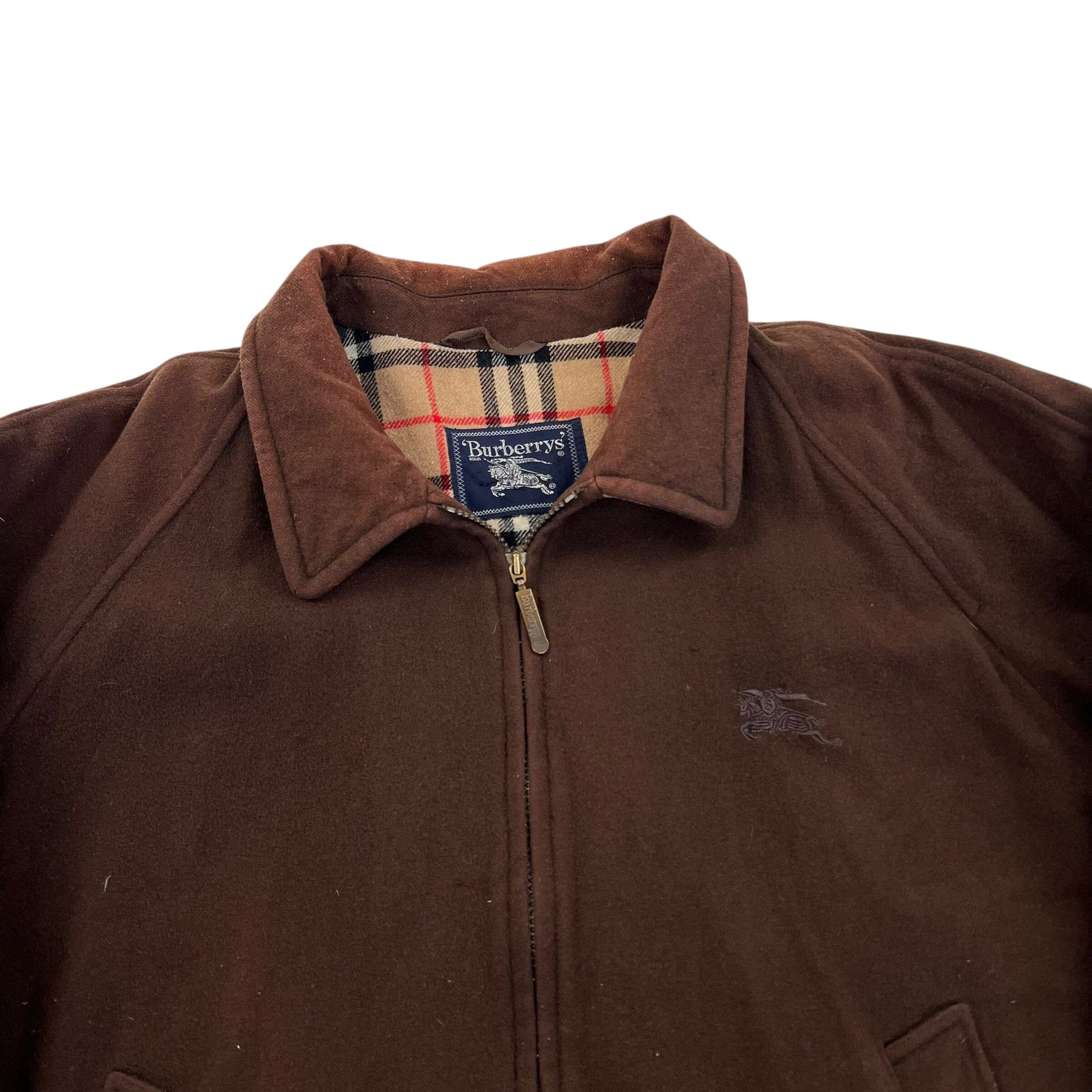 Burberry Fleece Windbreaker Harrington Jacket - L Windbreakers Burberry coat outerwear pufferseason second hand vintage shop österreich germany deutschland angebot daunenjacke winterjacke jacke