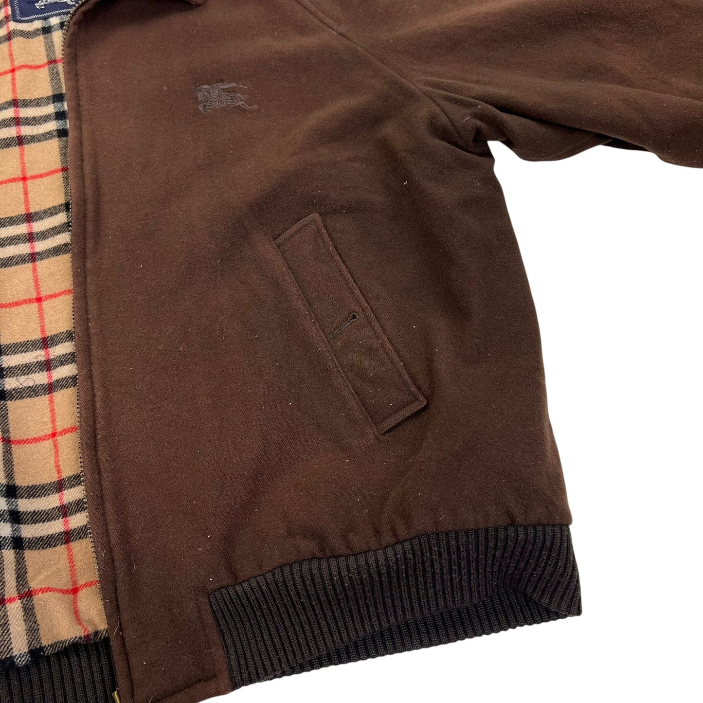 Burberry Fleece Windbreaker Harrington Jacket - L Windbreakers Burberry coat outerwear pufferseason second hand vintage shop österreich germany deutschland angebot daunenjacke winterjacke jacke