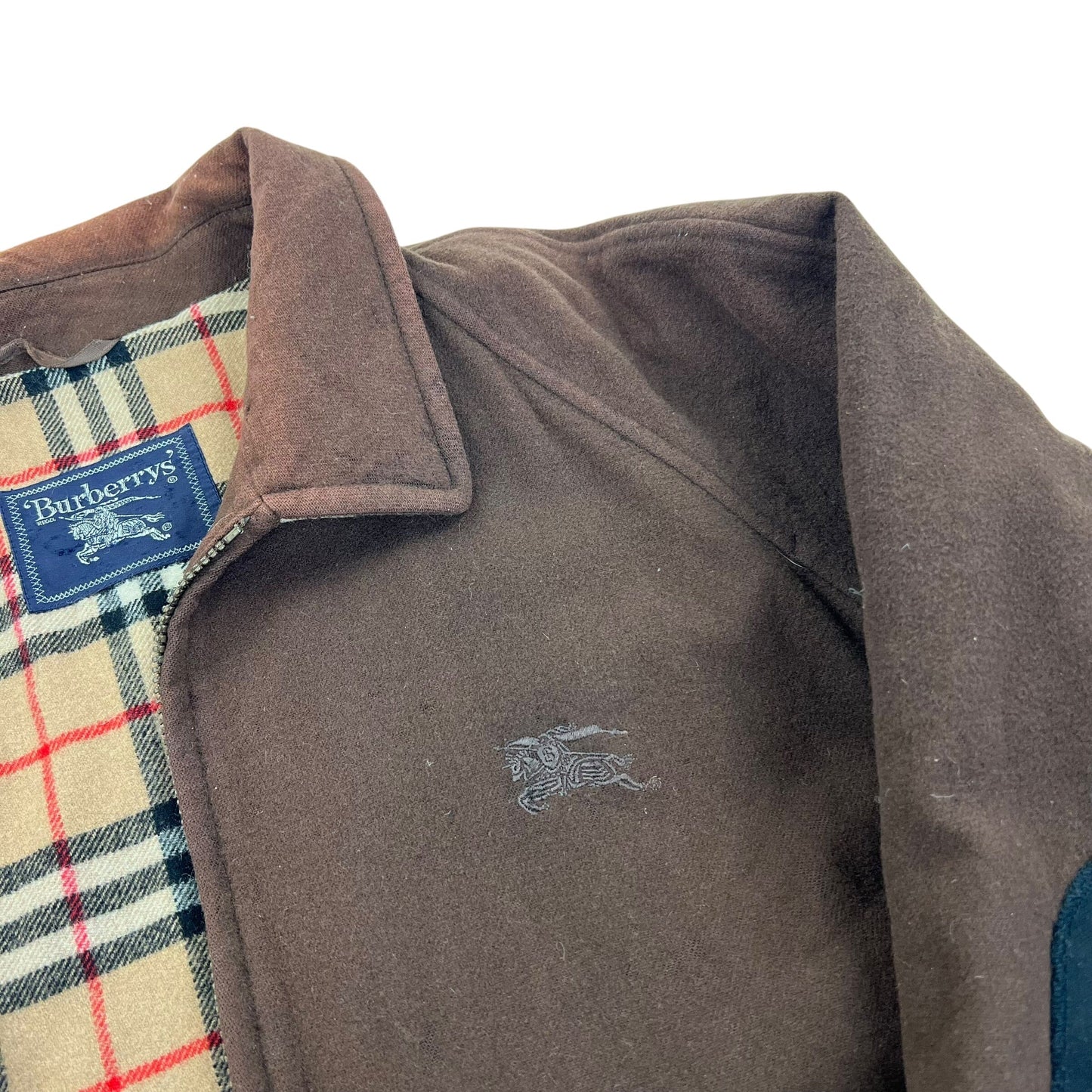 Burberry Fleece Windbreaker Harrington Jacket - L Windbreakers Burberry coat outerwear pufferseason second hand vintage shop österreich germany deutschland angebot daunenjacke winterjacke jacke