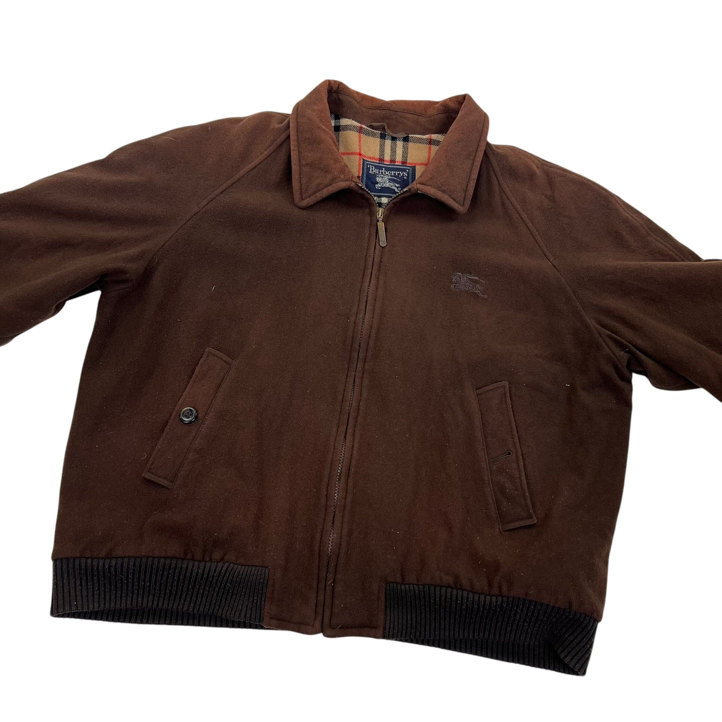 Burberry Fleece Windbreaker Harrington Jacket - L Windbreakers Burberry coat outerwear pufferseason second hand vintage shop österreich germany deutschland angebot daunenjacke winterjacke jacke