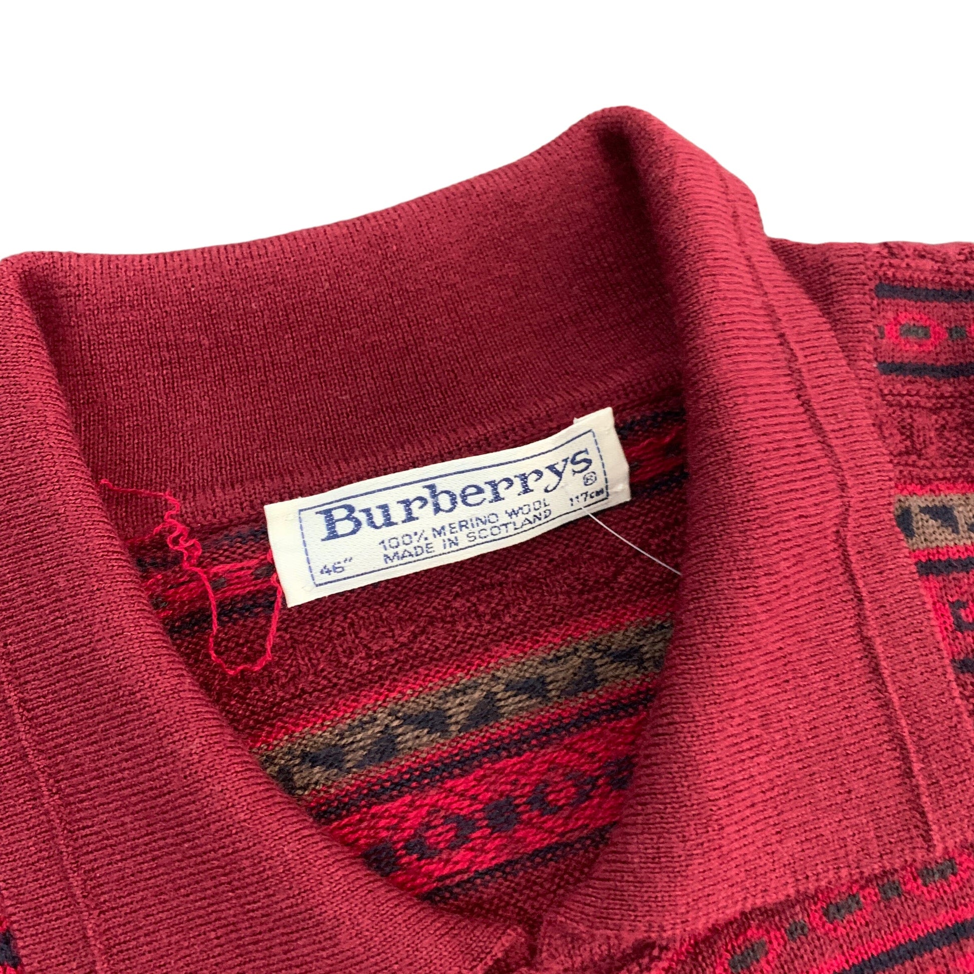 Burberry Knit Polo Shirt / Sweater - XL Burberry Burberry coat outerwear pufferseason second hand vintage shop österreich germany deutschland angebot daunenjacke winterjacke jacke