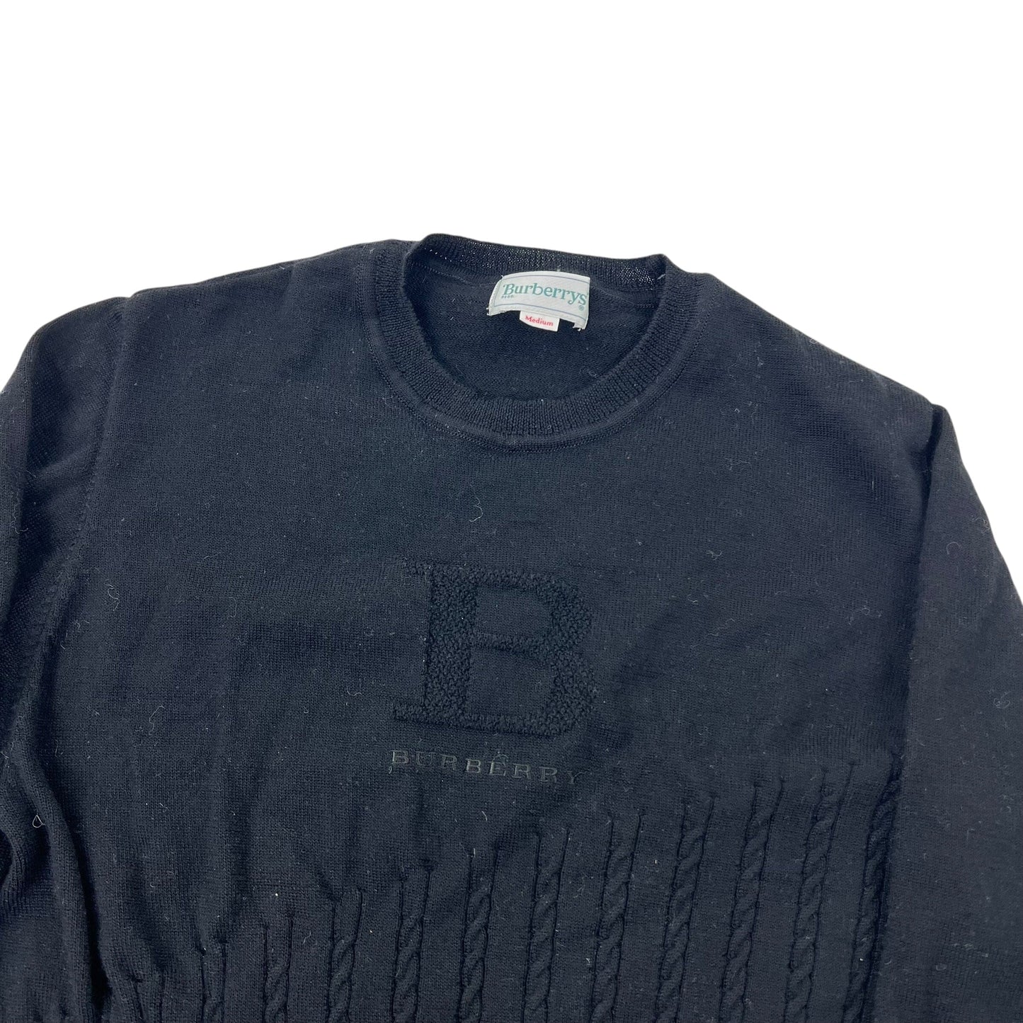 Burberry Knit Sweater - Women M pufferseason coat outerwear pufferseason second hand vintage shop österreich germany deutschland angebot daunenjacke winterjacke jacke