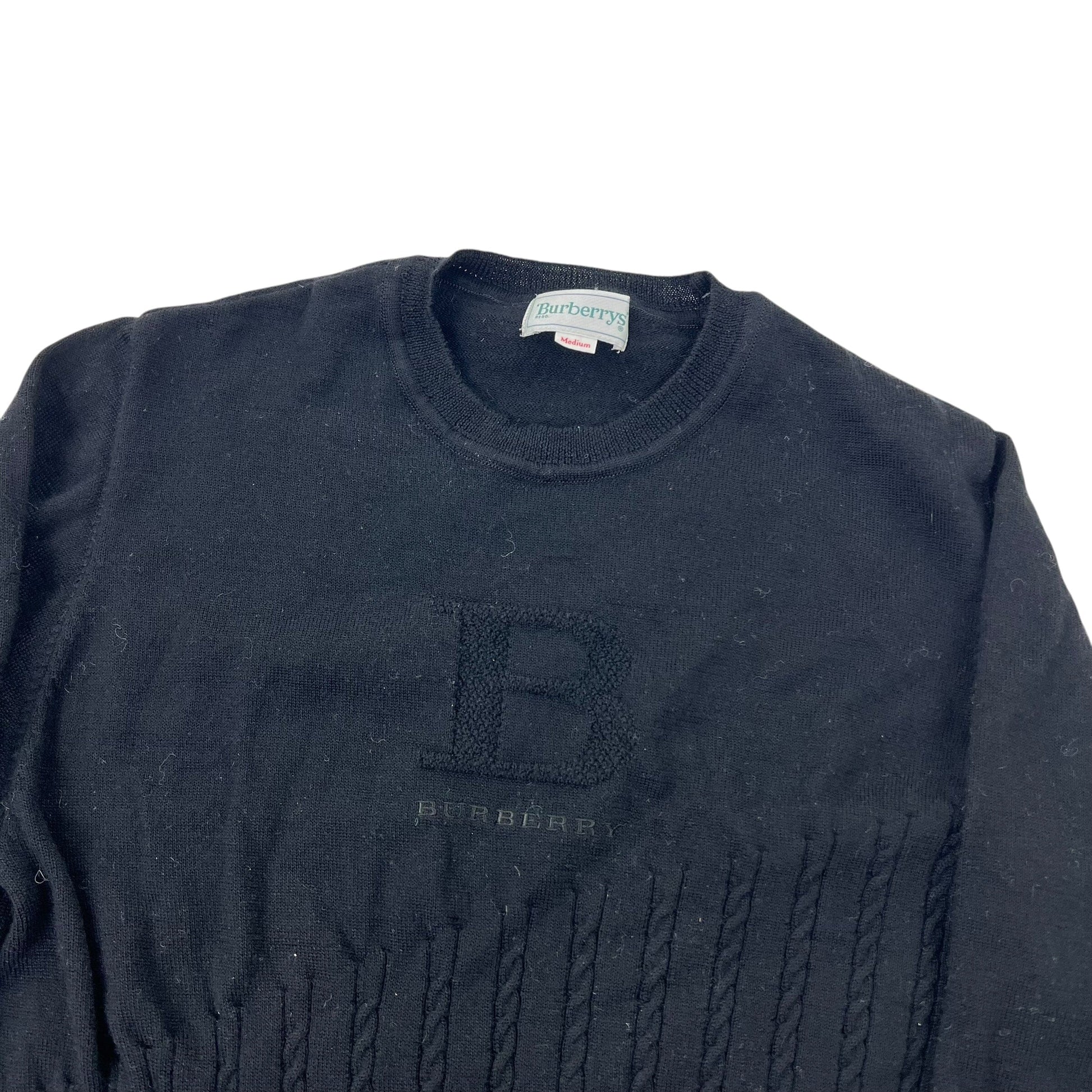 Burberry Knit Sweater - Women M pufferseason coat outerwear pufferseason second hand vintage shop österreich germany deutschland angebot daunenjacke winterjacke jacke