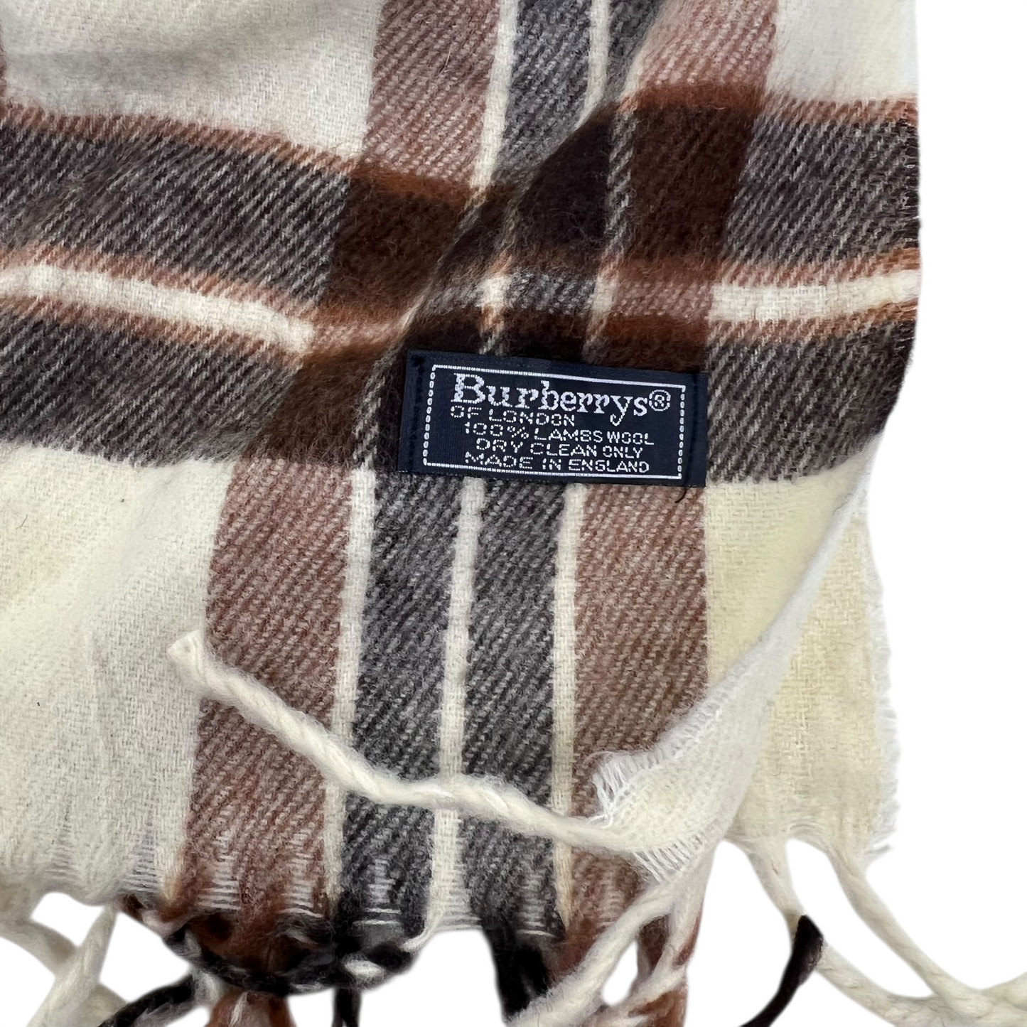 Burberry Scarf Lambswool Wool Muffler Schal