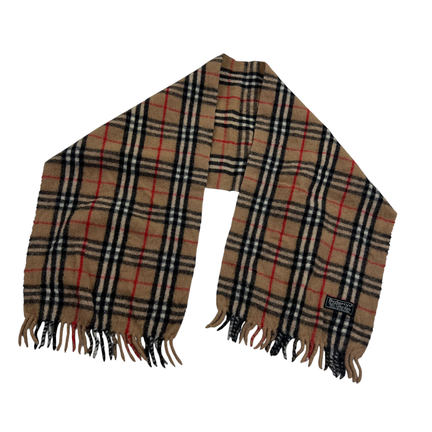 Burberry Scarf Lambswool Wool Muffler Schal