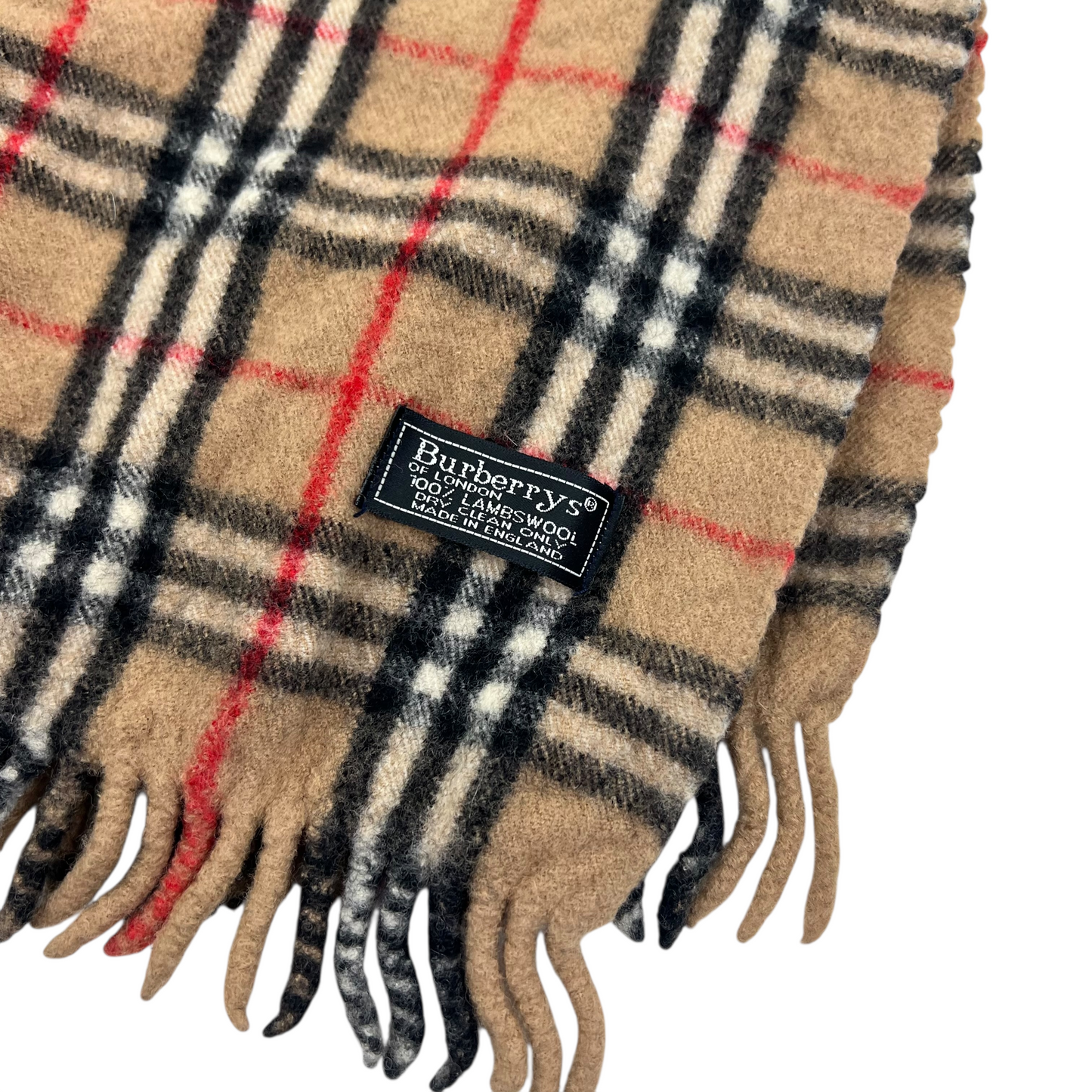 Burberry Scarf Lambswool Wool Muffler Schal