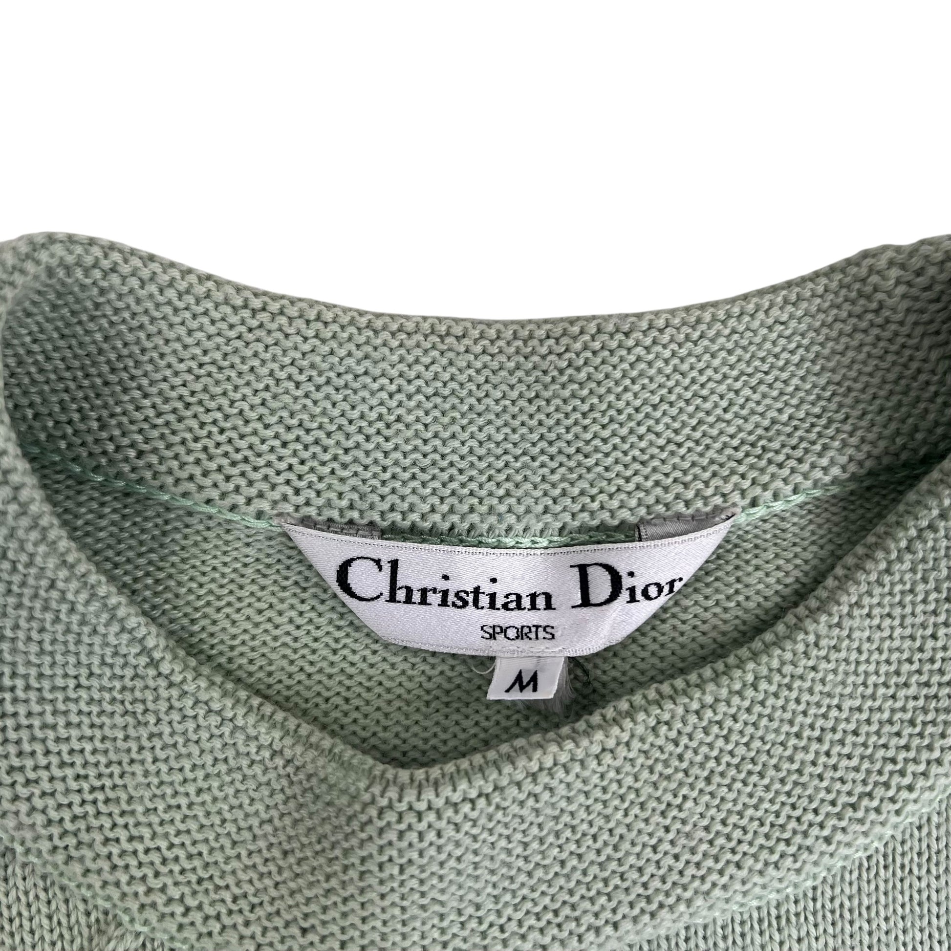 Christian Dior Knit Sweater - Women L Sweaters Dior coat outerwear pufferseason second hand vintage shop österreich germany deutschland angebot daunenjacke winterjacke jacke