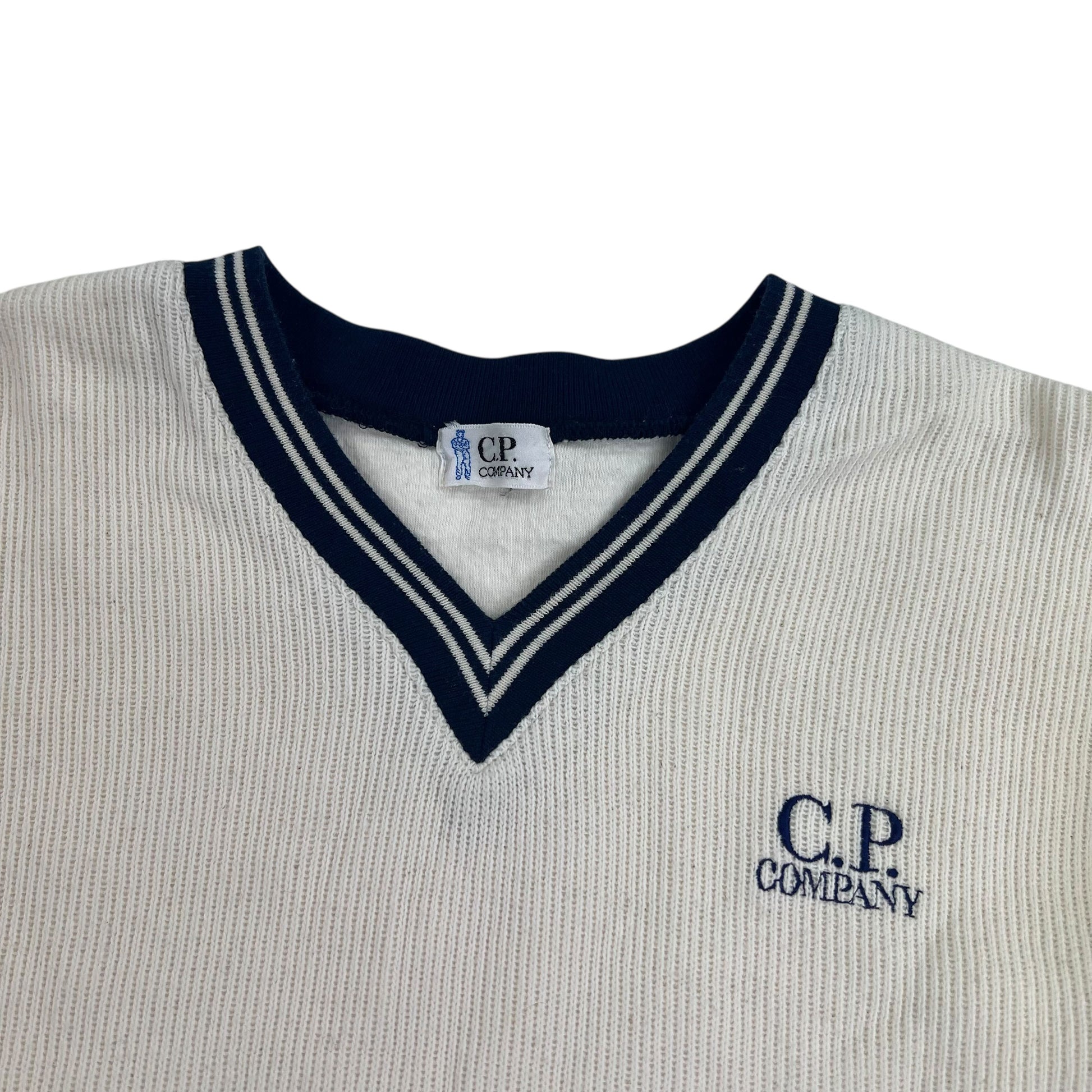 C.P. Company Longsleeve Shirt V-Neck Sweater - S Sweaters CP Company coat outerwear pufferseason second hand vintage shop österreich germany deutschland angebot daunenjacke winterjacke jacke