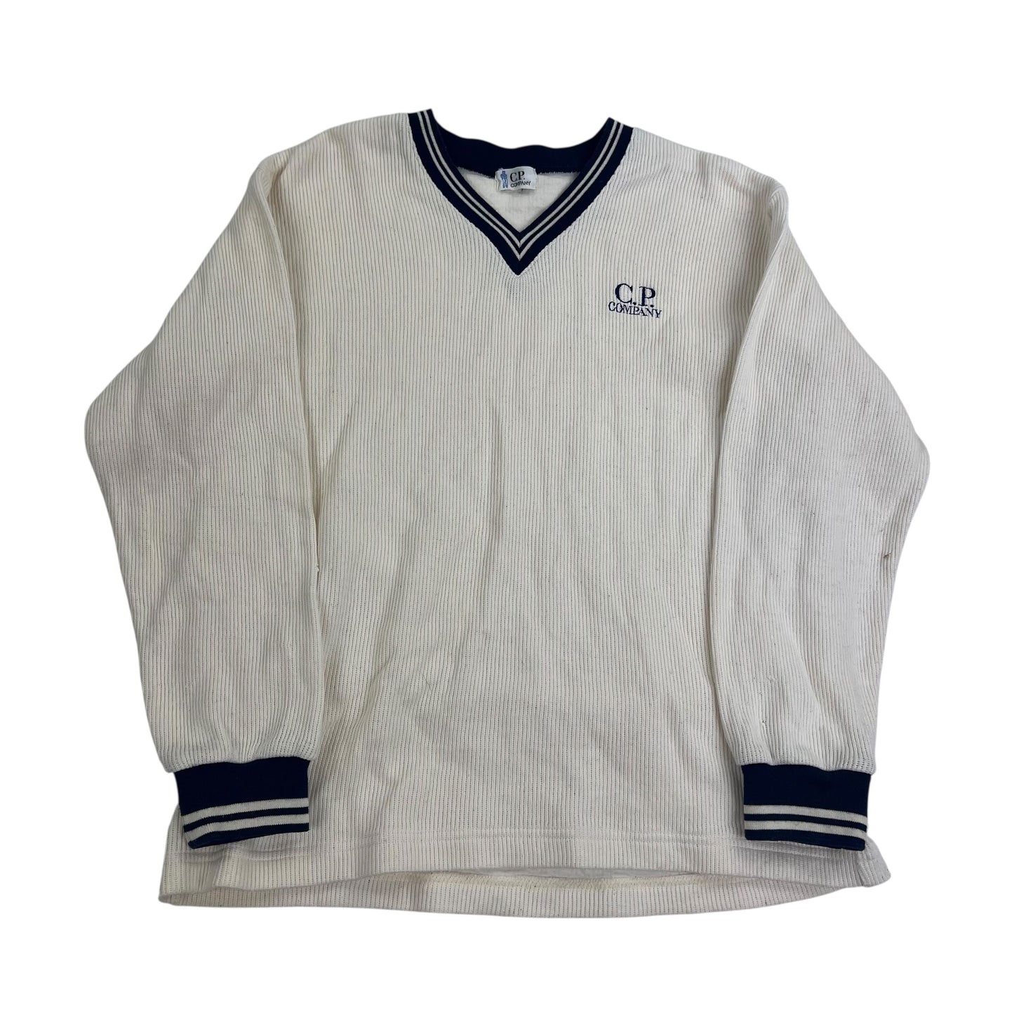 C.P. Company Longsleeve Shirt V-Neck Sweater - S Sweaters CP Company coat outerwear pufferseason second hand vintage shop österreich germany deutschland angebot daunenjacke winterjacke jacke