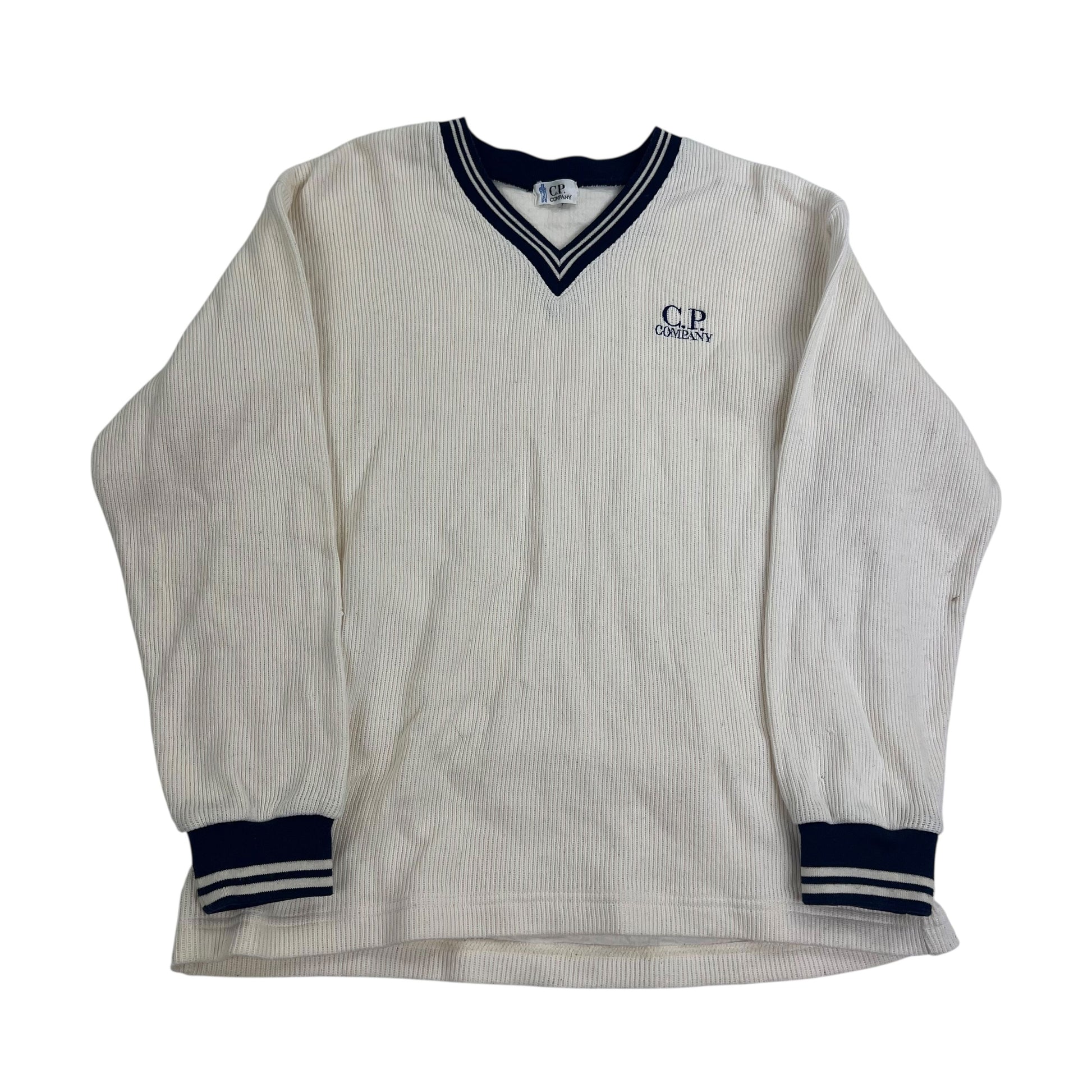 C.P. Company Longsleeve Shirt V-Neck Sweater - S Sweaters CP Company coat outerwear pufferseason second hand vintage shop österreich germany deutschland angebot daunenjacke winterjacke jacke