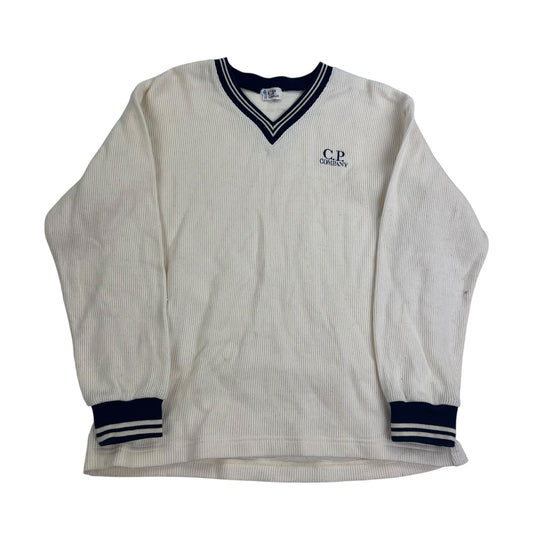 C.P. Company Longsleeve Shirt V-Neck Sweater - S Sweaters CP Company coat outerwear pufferseason second hand vintage shop österreich germany deutschland angebot daunenjacke winterjacke jacke