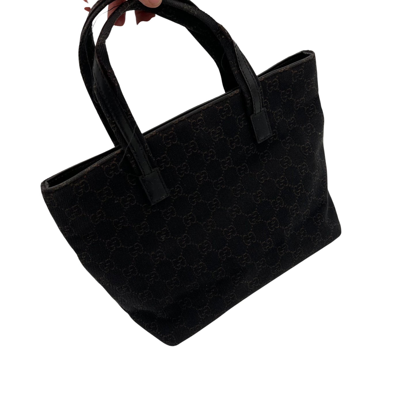 Gucci GG canvas Pocket Handbag Clutch Evening Bag