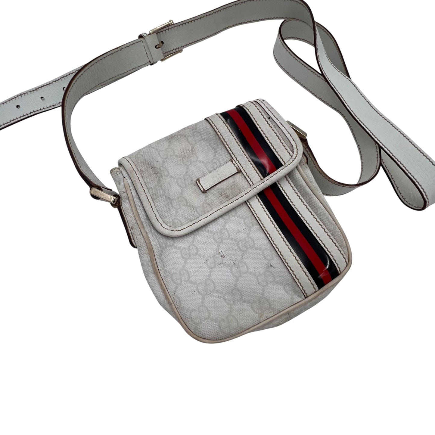 Gucci GG Canvas Crossbody Sidebag Shoulder Bag