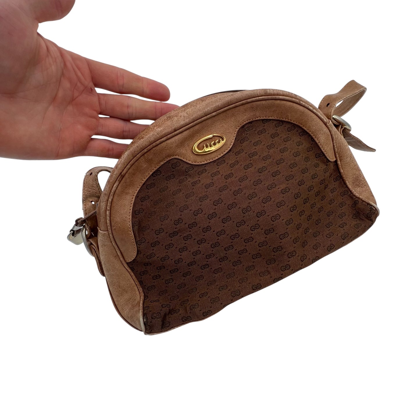 80s Gucci Milano GG Shoulder Crossbody Bag