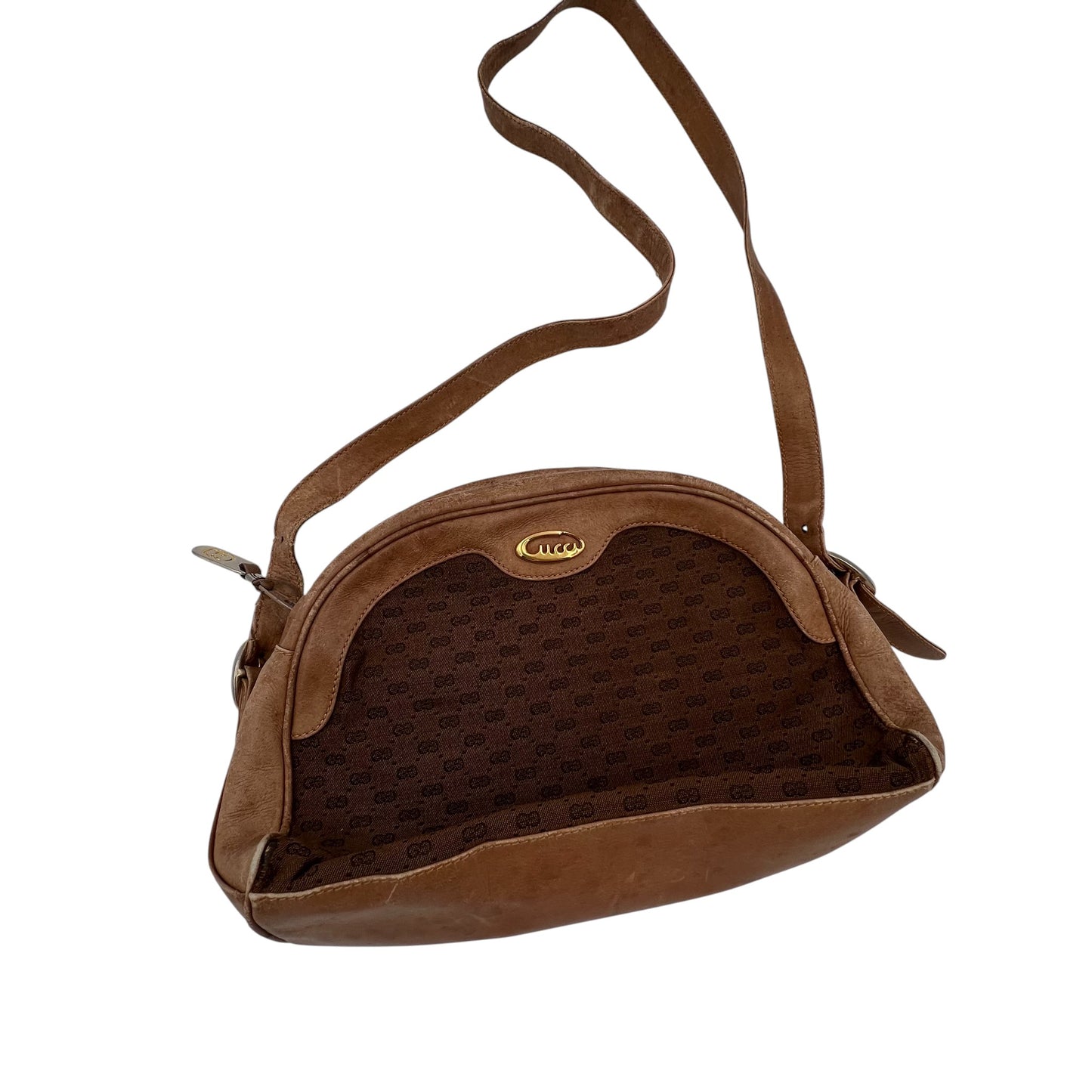 80s Gucci Milano GG Shoulder Crossbody Bag