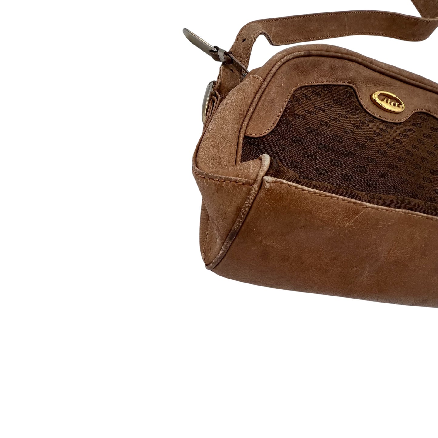 80s Gucci Milano GG Shoulder Crossbody Bag