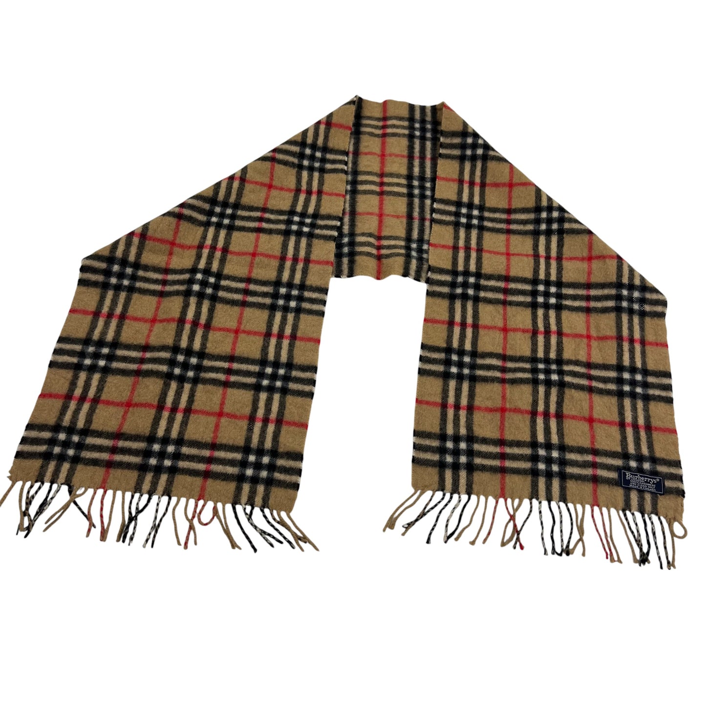 Burberry London Cashmere Kashmir Wool Scarf Schal Muffler