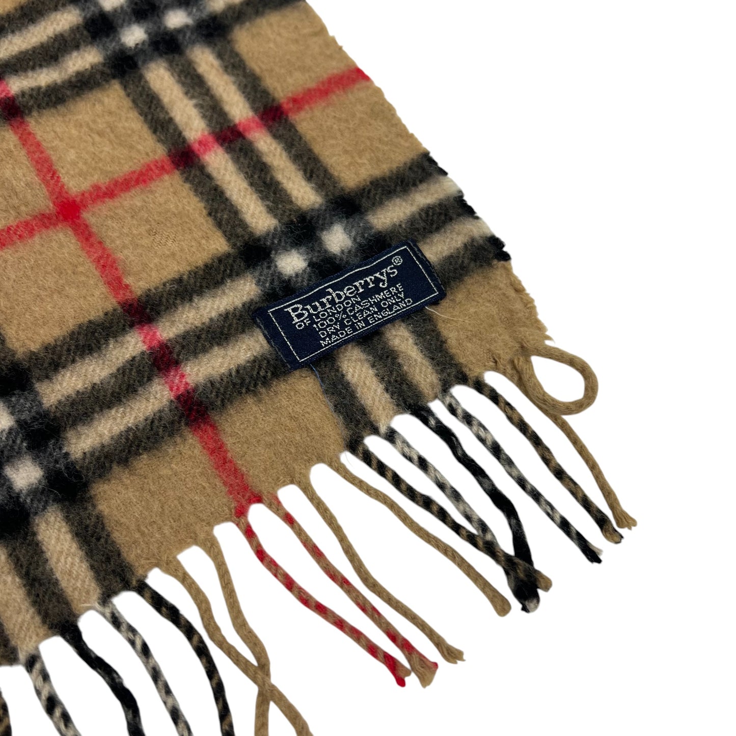 Burberry London Cashmere Kashmir Wool Scarf Schal Muffler