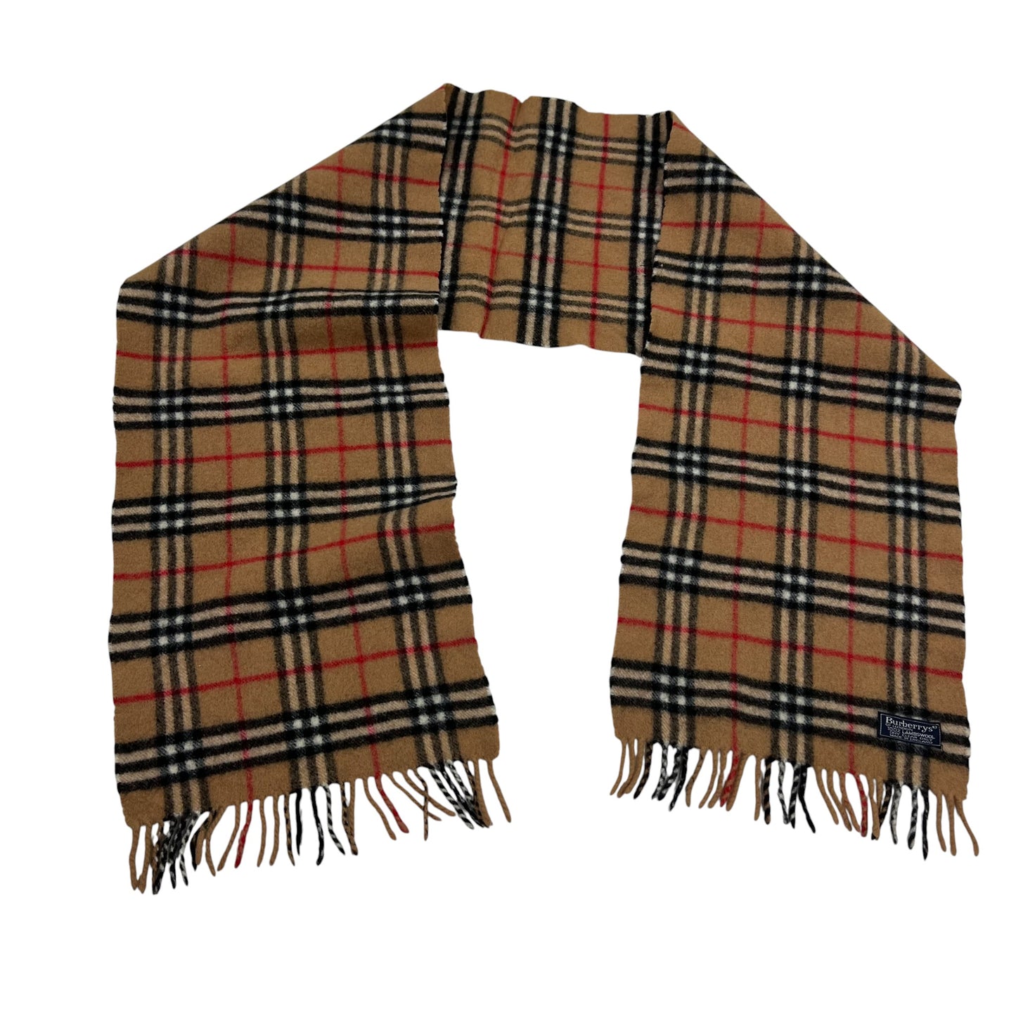 Burberry London Lambswool Wool Scarf Schal Muffler