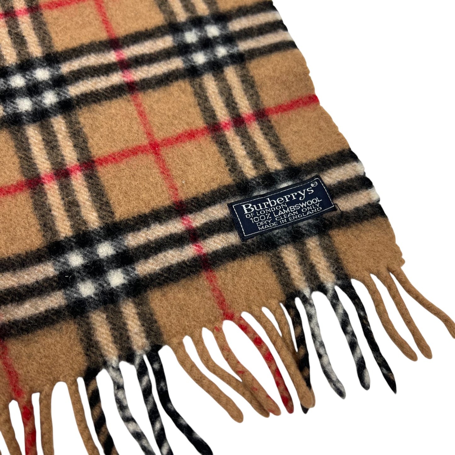 Burberry London Lambswool Wool Scarf Schal Muffler