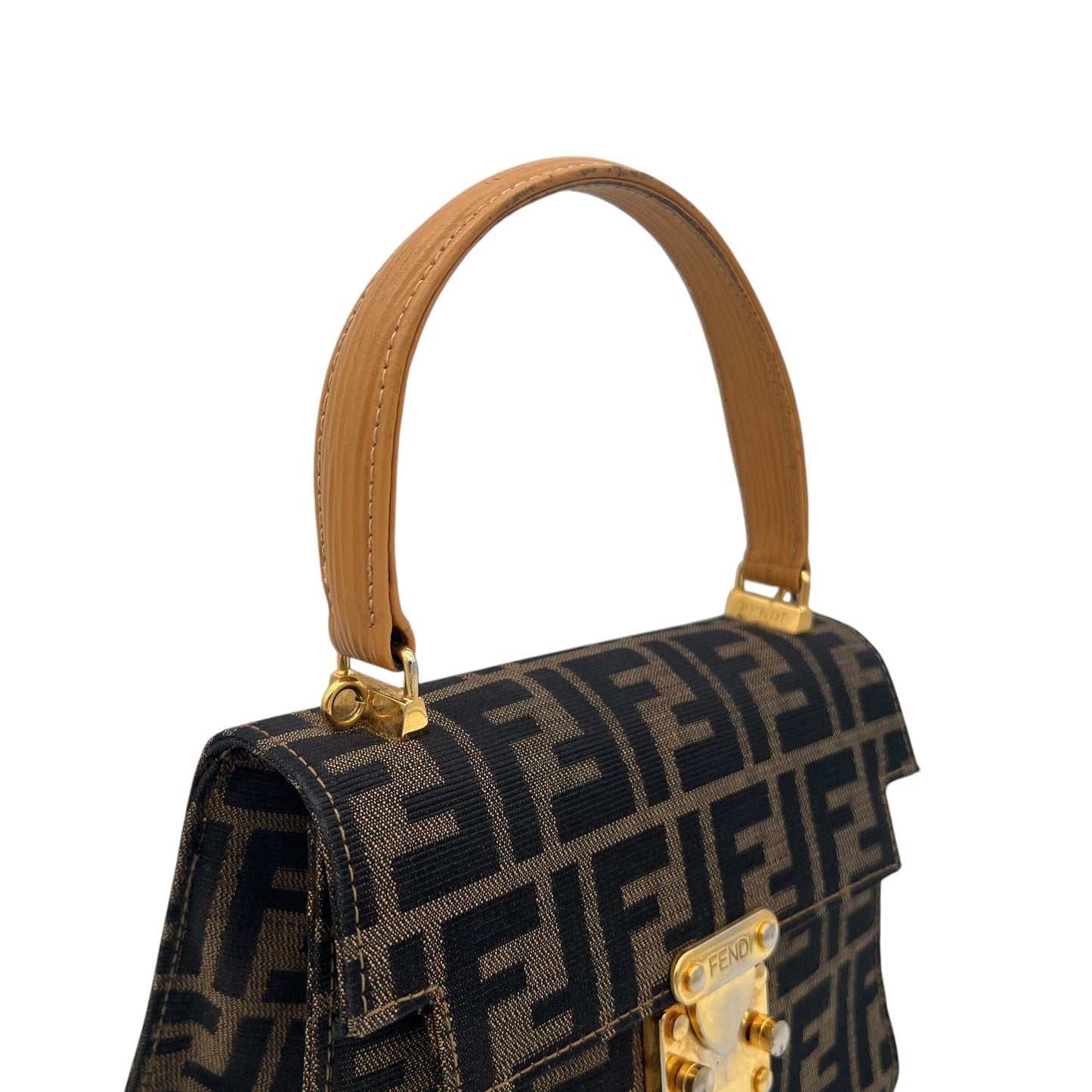 Fendi Zucca Canvas Bag Vintage Designer Bags Fendi coat outerwear pufferseason second hand vintage shop österreich germany deutschland angebot daunenjacke winterjacke jacke