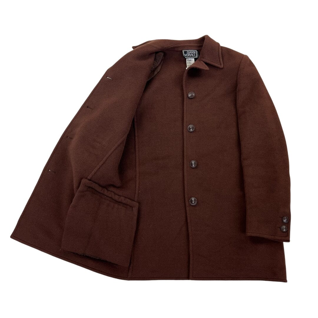Gianni Versace Couture Cashmere Coat Jacket - Women M 42 Windbreakers Gianni Versace coat outerwear pufferseason second hand vintage shop österreich germany deutschland angebot daunenjacke winterjacke jacke