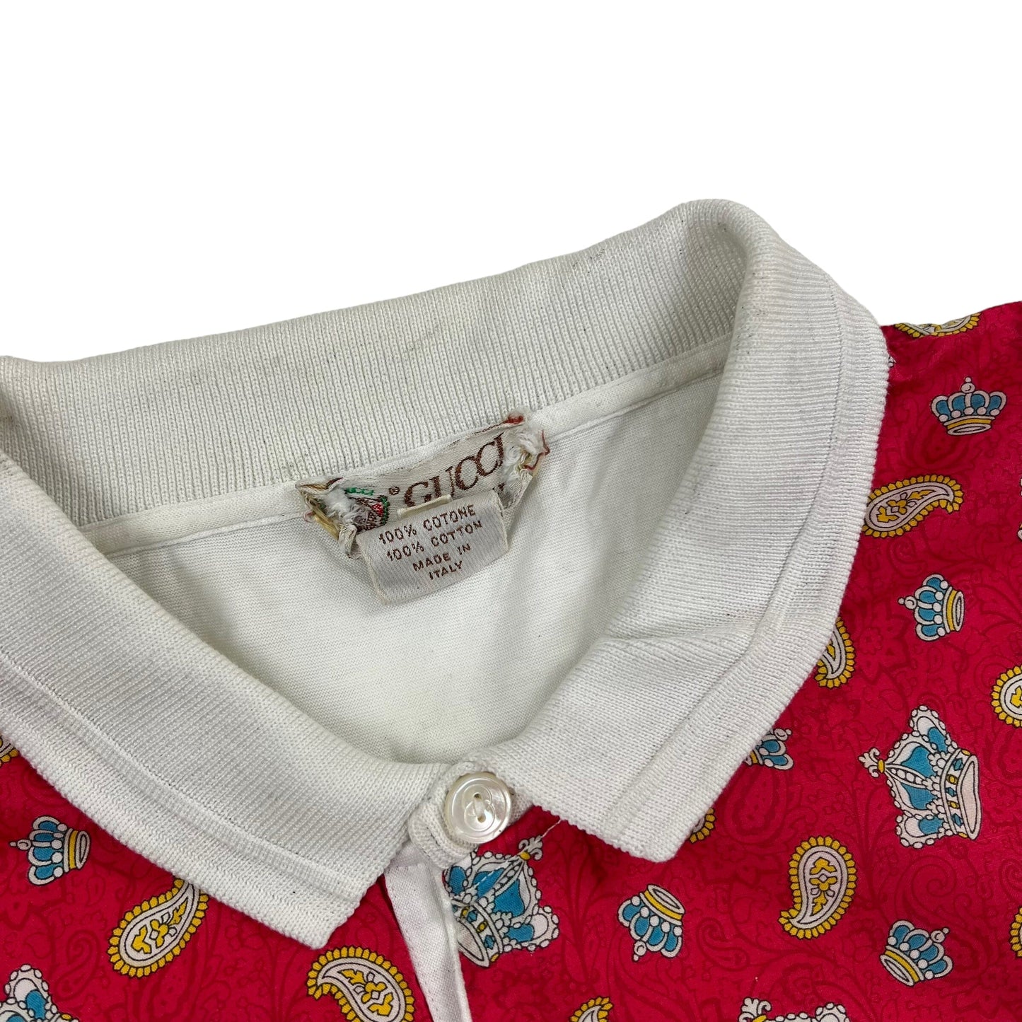 Gucci Vintage Polo Shirt T-Shirt - L Sweaters Gucci coat outerwear pufferseason second hand vintage shop österreich germany deutschland angebot daunenjacke winterjacke jacke