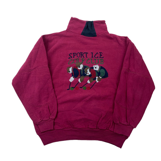 Iceberg Sport Ice "Golf Club" Sweater - M Sweaters Iceberg coat outerwear pufferseason second hand vintage shop österreich germany deutschland angebot daunenjacke winterjacke jacke