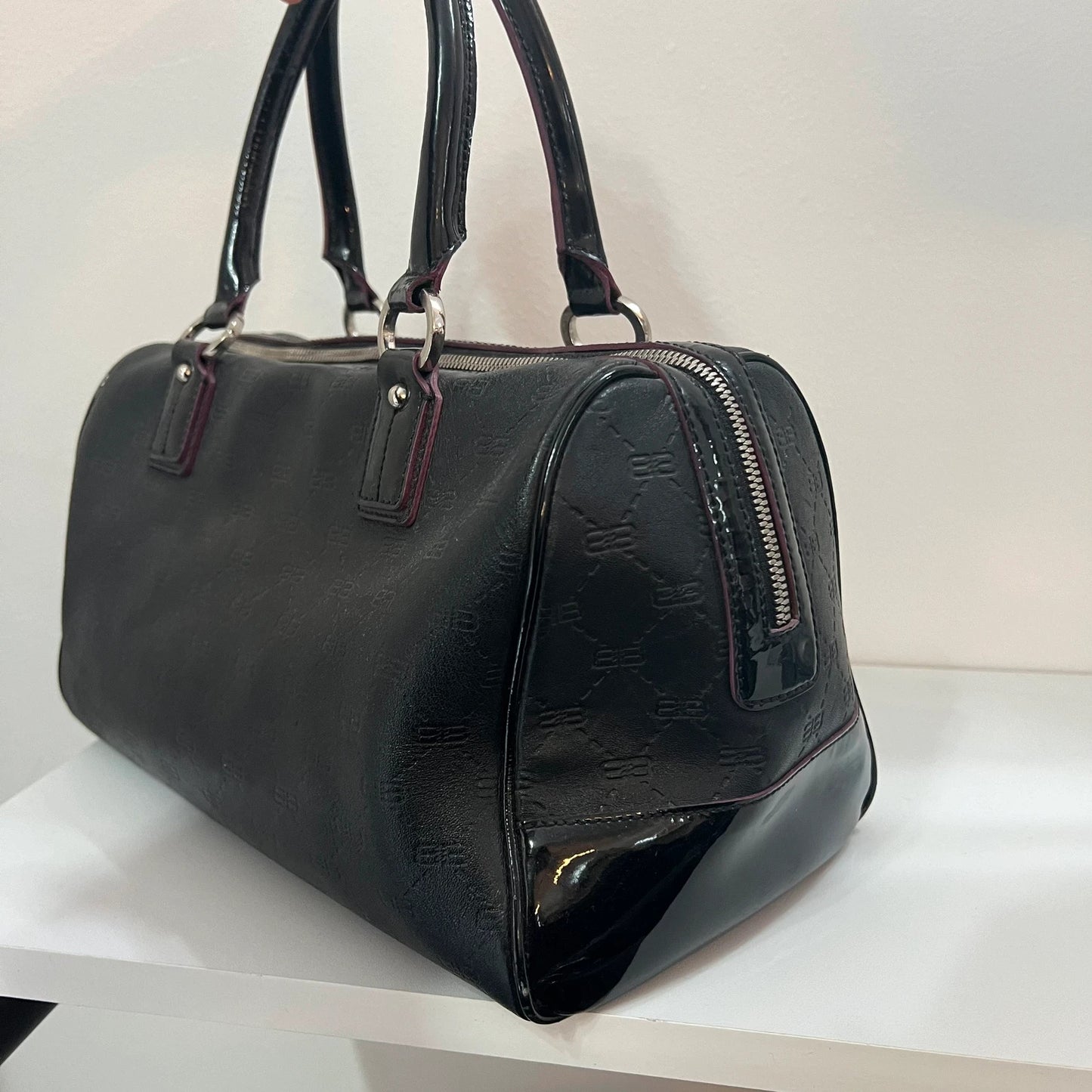 Rare Balenciaga Paris Handle Bowling Bag