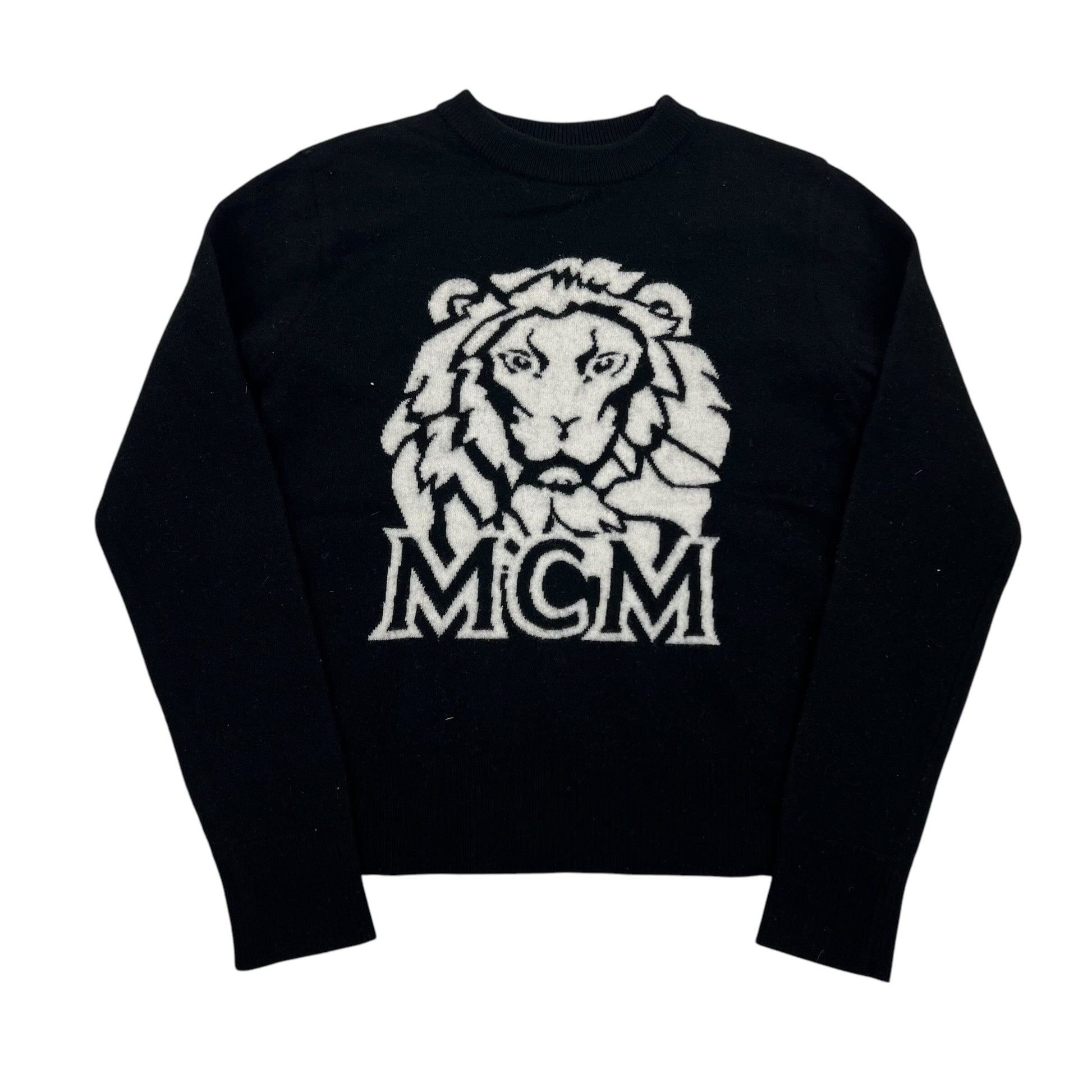 MCM Lion Wool Sweater - Women S Sweaters MCM coat outerwear pufferseason second hand vintage shop österreich germany deutschland angebot daunenjacke winterjacke jacke
