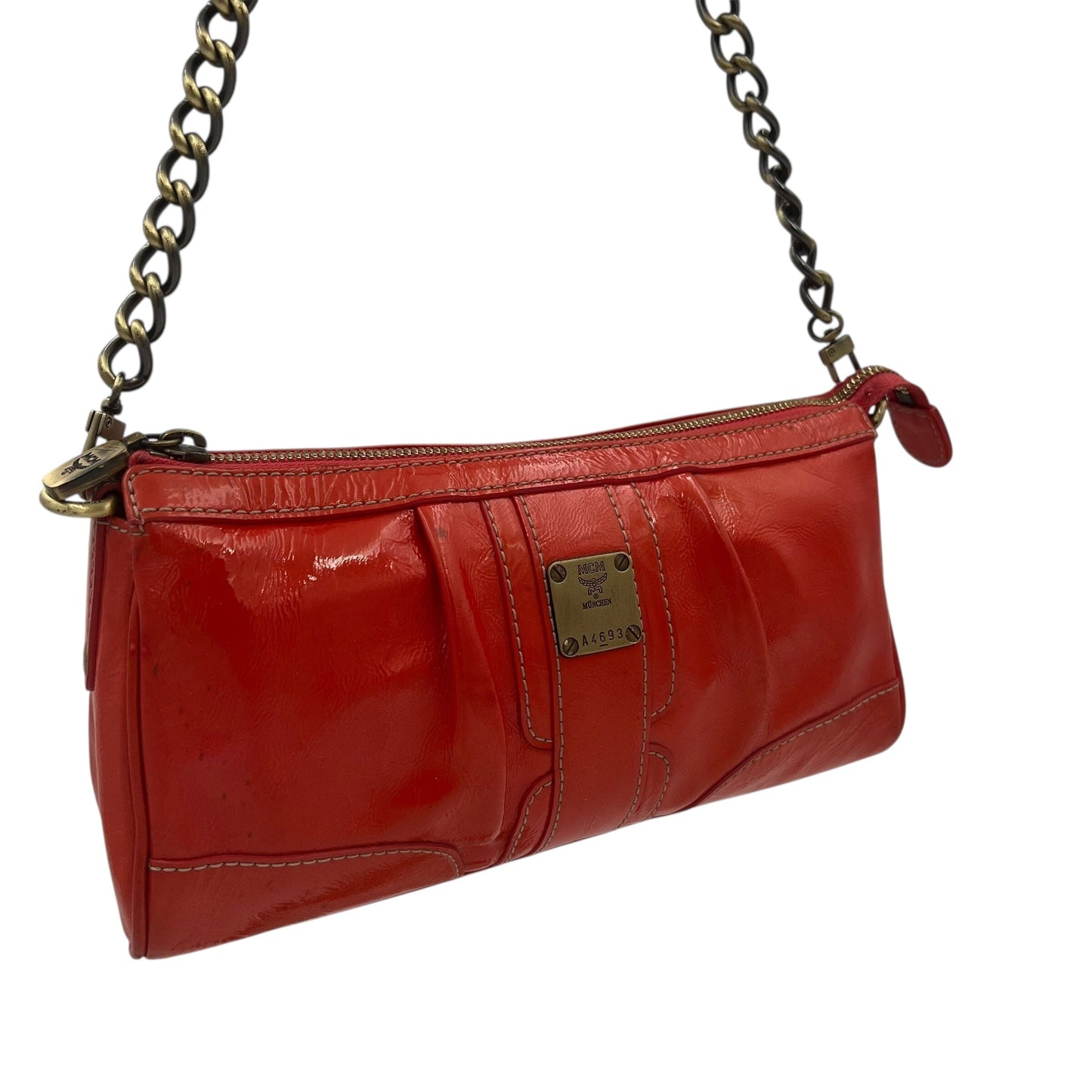 MCM Munich Mini Bag Handbag Handtasche Designer Bags MCM coat outerwear pufferseason second hand vintage shop österreich germany deutschland angebot daunenjacke winterjacke jacke