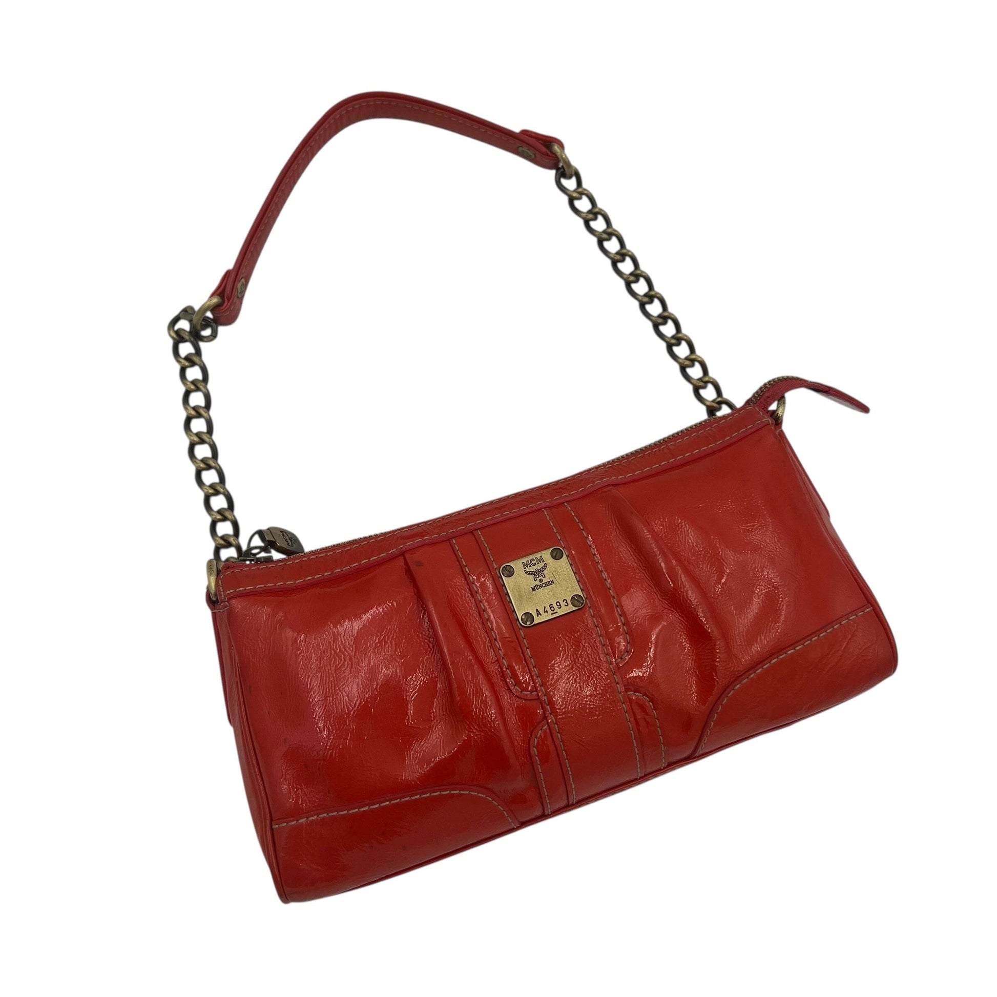 MCM Munich Mini Bag Handbag Handtasche Designer Bags MCM coat outerwear pufferseason second hand vintage shop österreich germany deutschland angebot daunenjacke winterjacke jacke