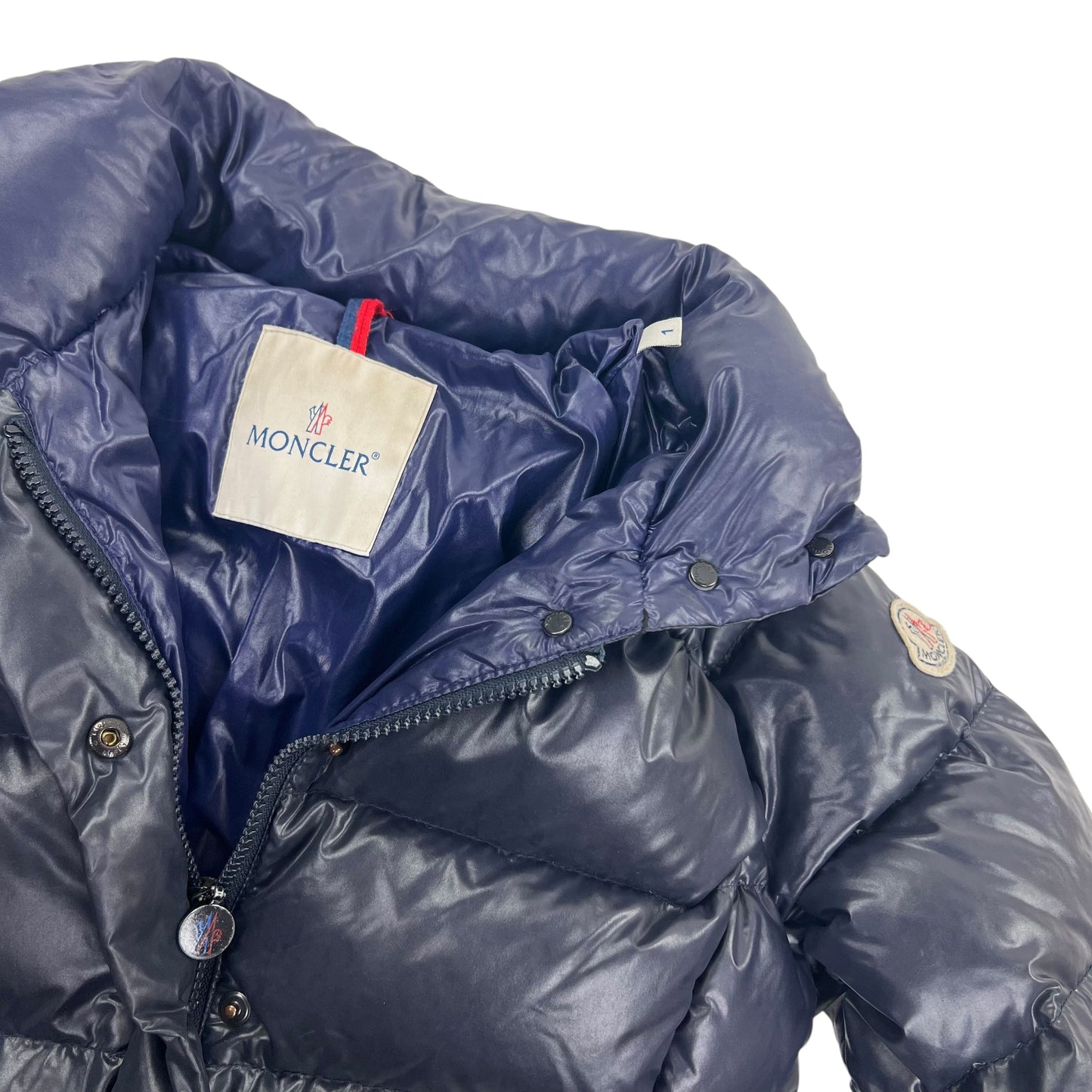 Moncler Bady Puffer Jacket - Women M navy Moncler Moncler coat outerwear pufferseason second hand vintage shop österreich germany deutschland angebot daunenjacke winterjacke jacke