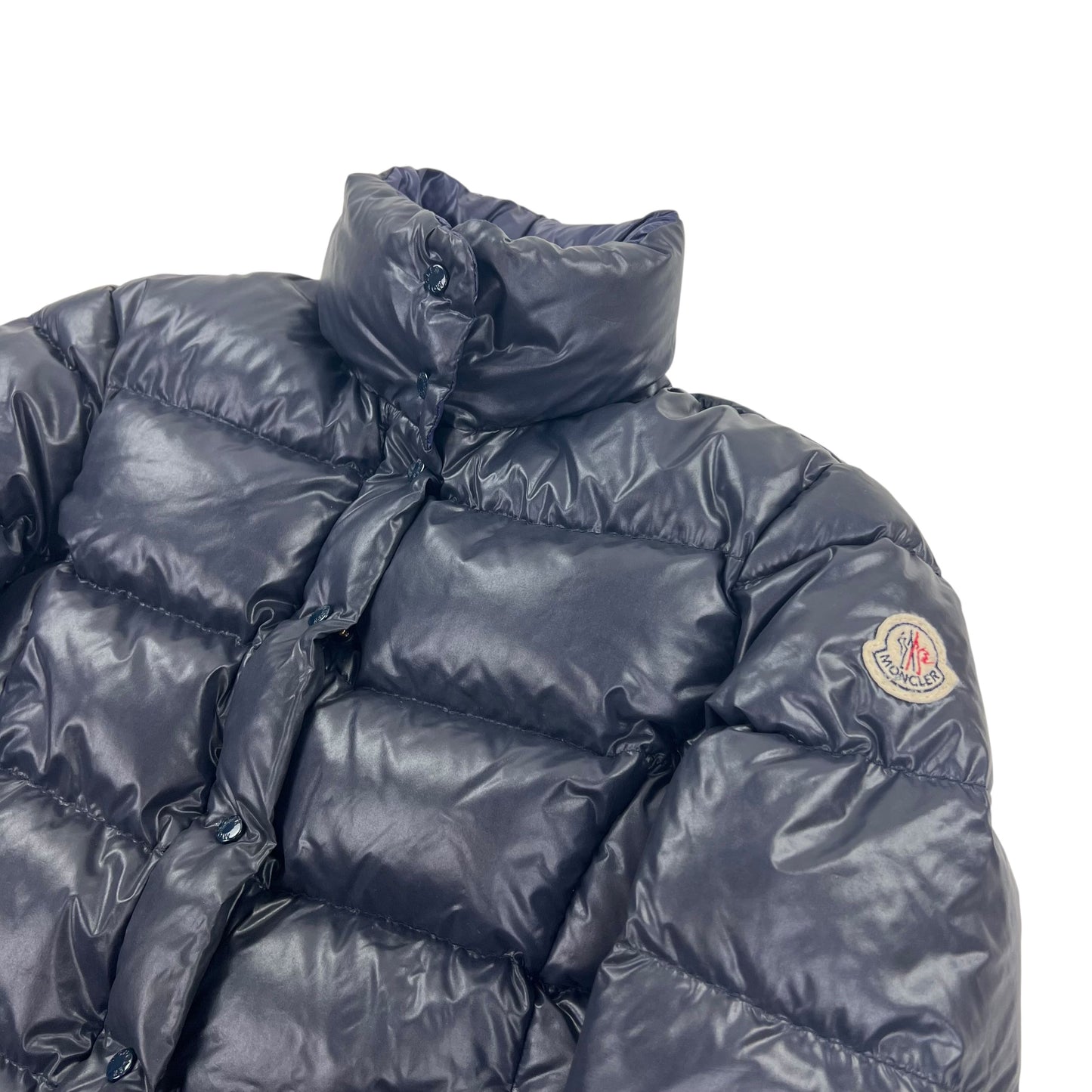 Moncler Bady Puffer Jacket - Women M navy Moncler Moncler coat outerwear pufferseason second hand vintage shop österreich germany deutschland angebot daunenjacke winterjacke jacke