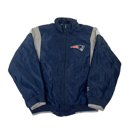 NFL New England Patriots Windbreaker Jacket - XL Windbreakers NFL coat outerwear pufferseason second hand vintage shop österreich germany deutschland angebot daunenjacke winterjacke jacke