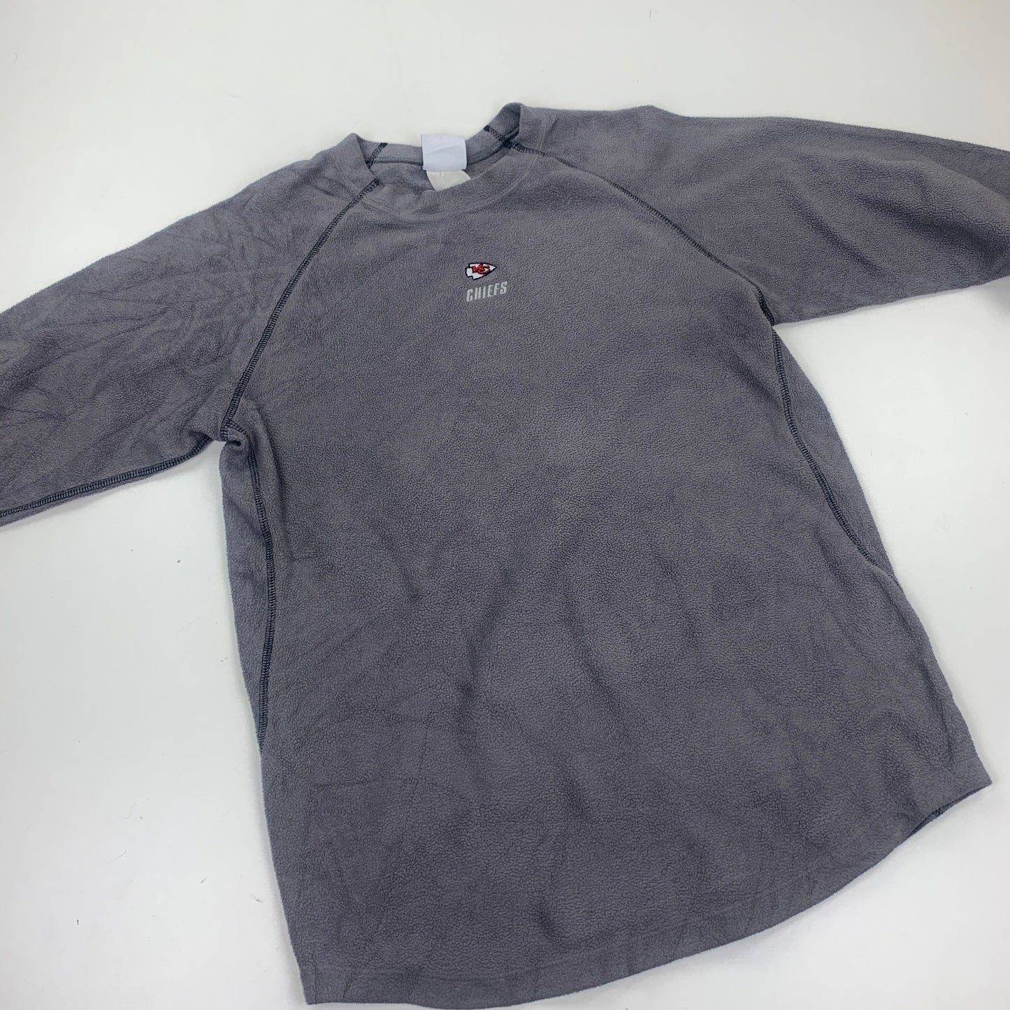 NFL Team Kansas City Chiefs Fleece Pullover - L Sweaters NFL coat outerwear pufferseason second hand vintage shop österreich germany deutschland angebot daunenjacke winterjacke jacke