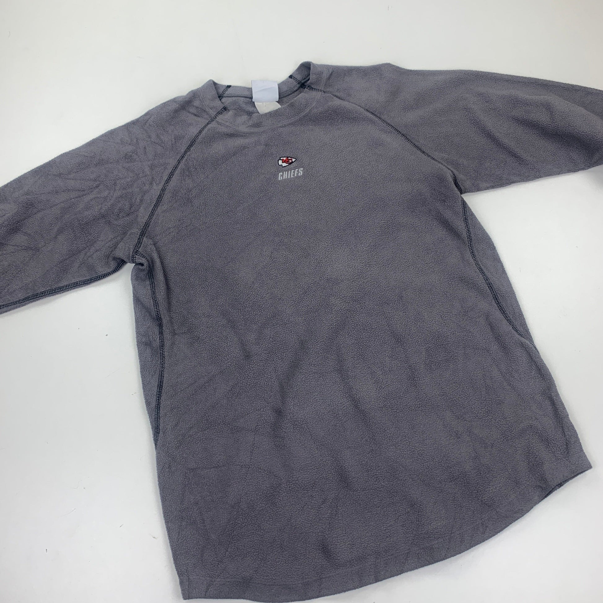 NFL Team Kansas City Chiefs Fleece Pullover - L Sweaters NFL coat outerwear pufferseason second hand vintage shop österreich germany deutschland angebot daunenjacke winterjacke jacke