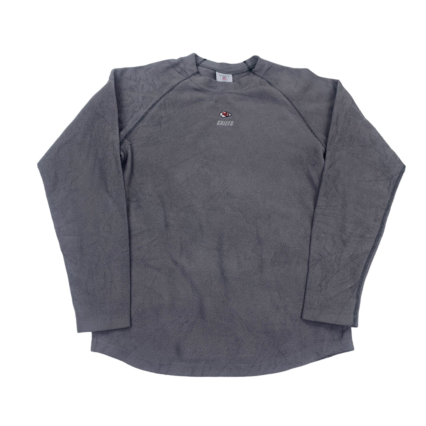 NFL Team Kansas City Chiefs Fleece Pullover - L Sweaters NFL coat outerwear pufferseason second hand vintage shop österreich germany deutschland angebot daunenjacke winterjacke jacke