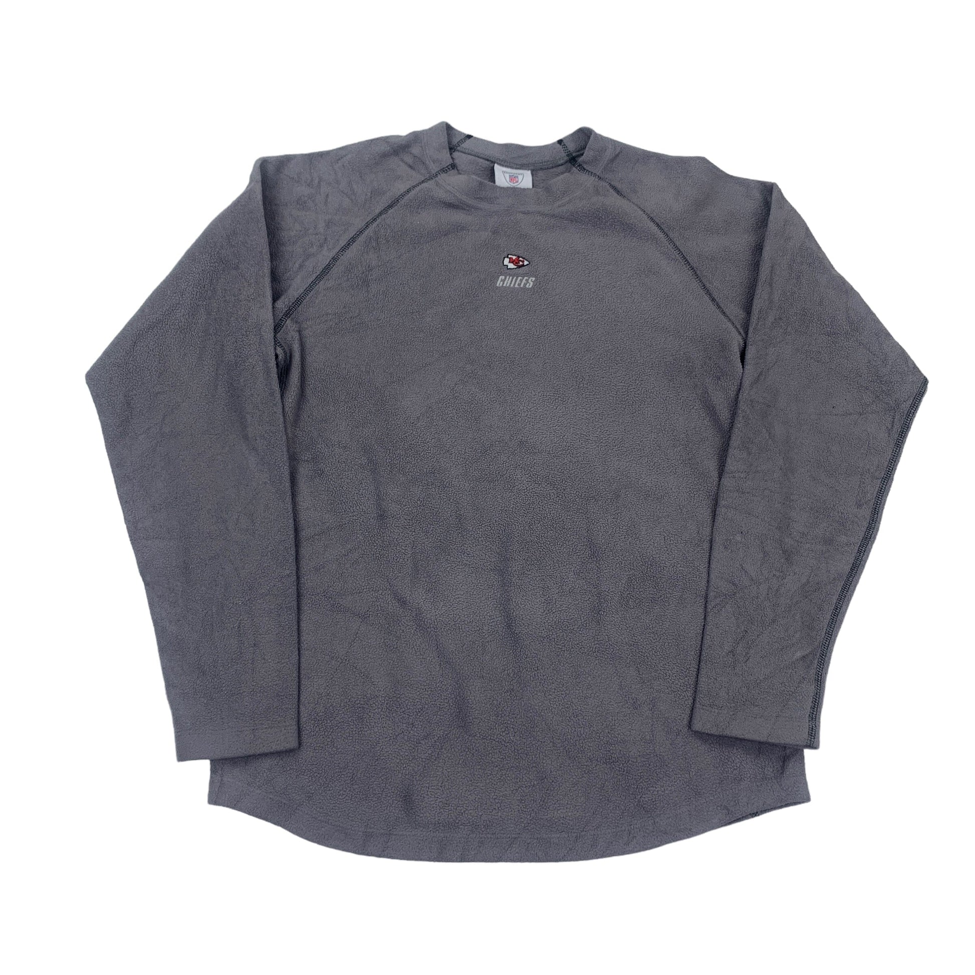 NFL Team Kansas City Chiefs Fleece Pullover - L Sweaters NFL coat outerwear pufferseason second hand vintage shop österreich germany deutschland angebot daunenjacke winterjacke jacke