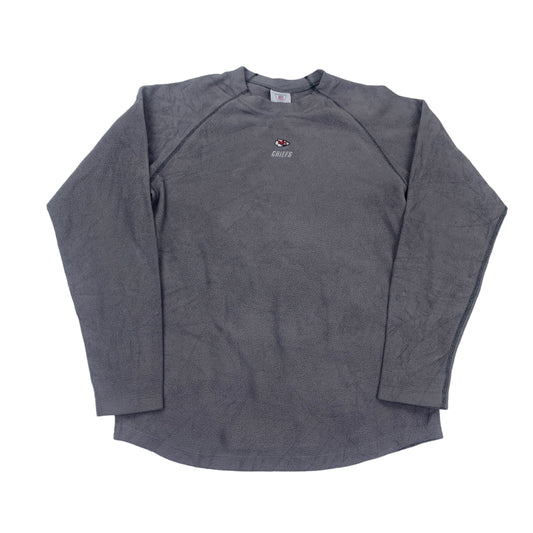 NFL Team Kansas City Chiefs Fleece Pullover - L Sweaters NFL coat outerwear pufferseason second hand vintage shop österreich germany deutschland angebot daunenjacke winterjacke jacke