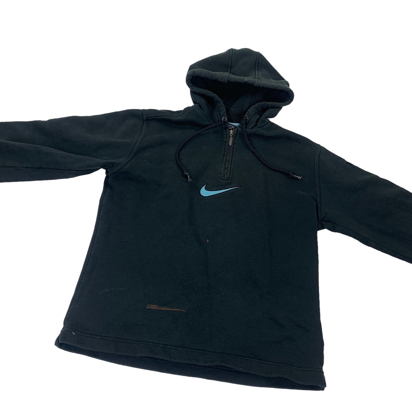 Nike Center Swoosh Half Zip Hoodie - S Sweaters Nike coat outerwear pufferseason second hand vintage shop österreich germany deutschland angebot daunenjacke winterjacke jacke