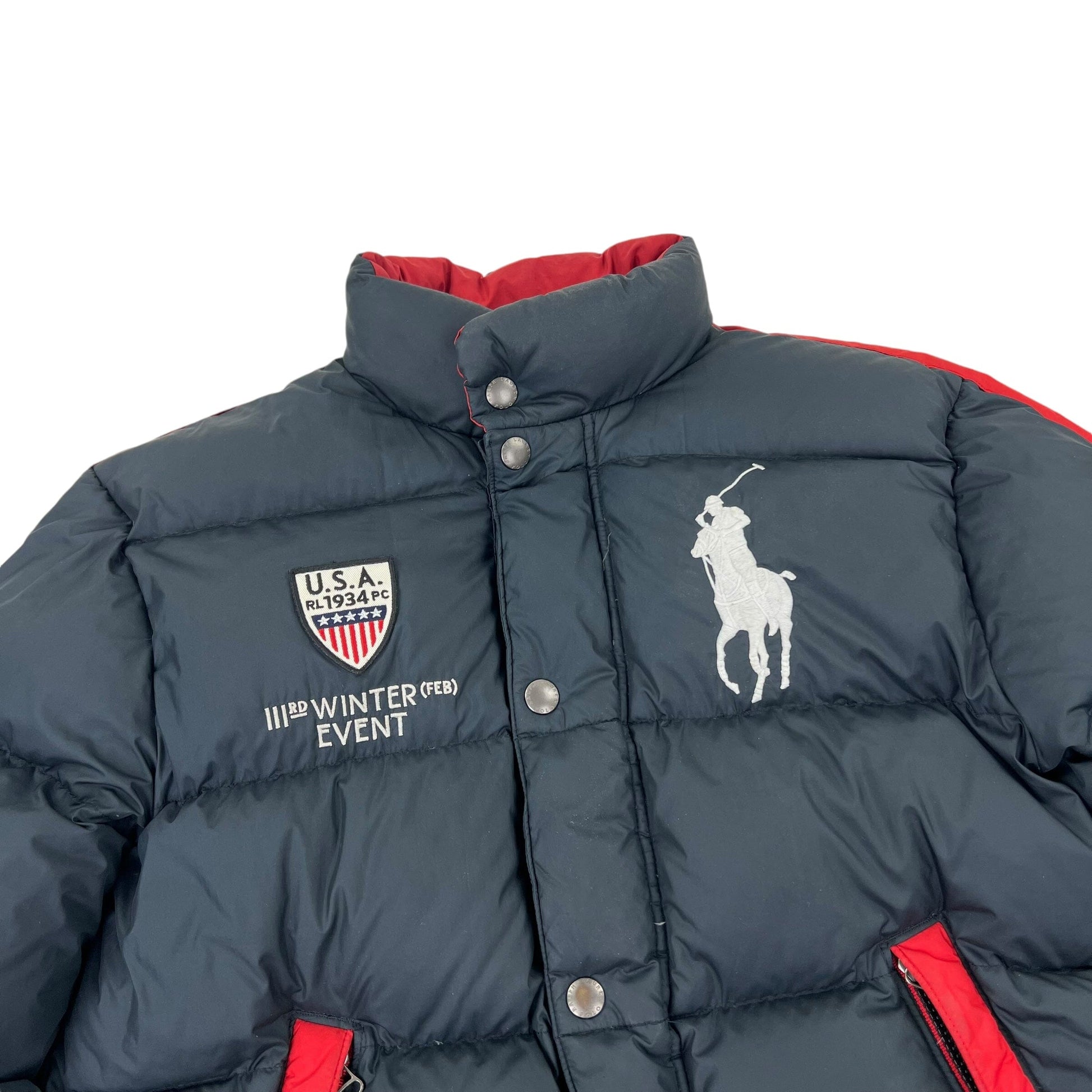 POLO Ralph Lauren 111. USA Olympic Puffer Jacket - S Ralph Lauren Ralph Lauren coat outerwear pufferseason second hand vintage shop österreich germany deutschland angebot daunenjacke winterjacke jacke