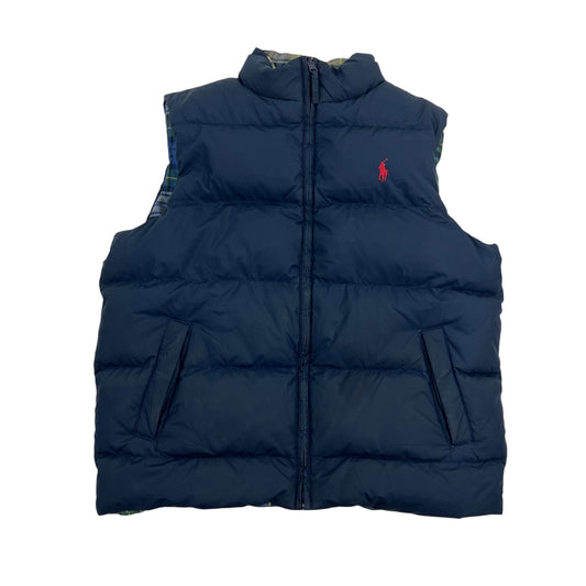 Polo Ralph Lauren Boys Reversible Puffer Vest Jacket - L 14/16 Ralph Lauren Ralph Lauren coat outerwear pufferseason second hand vintage shop österreich germany deutschland angebot daunenjacke winterjacke jacke