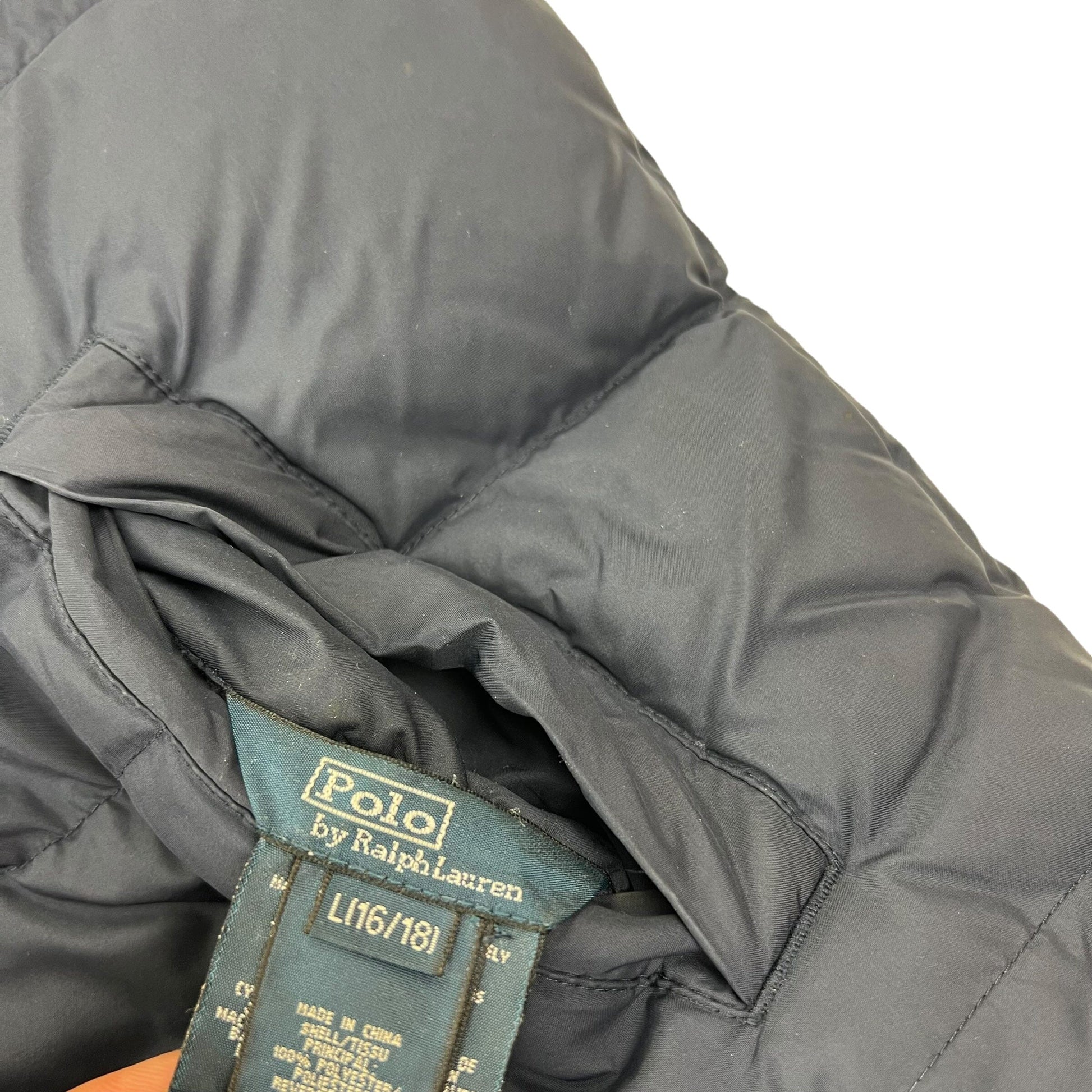 Polo Ralph Lauren Reversible Puffer Vest Gilet - XS (Kids L) Ralph Lauren Ralph Lauren coat outerwear pufferseason second hand vintage shop österreich germany deutschland angebot daunenjacke winterjacke jacke