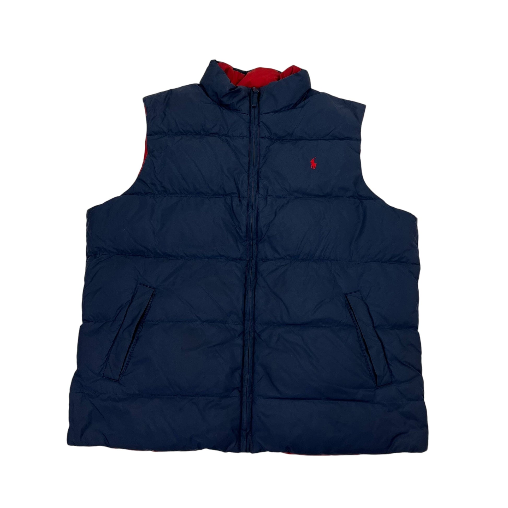 Polo Ralph Lauren Reversible Puffer Vest Gilet - XS (Kids L) Ralph Lauren Ralph Lauren coat outerwear pufferseason second hand vintage shop österreich germany deutschland angebot daunenjacke winterjacke jacke