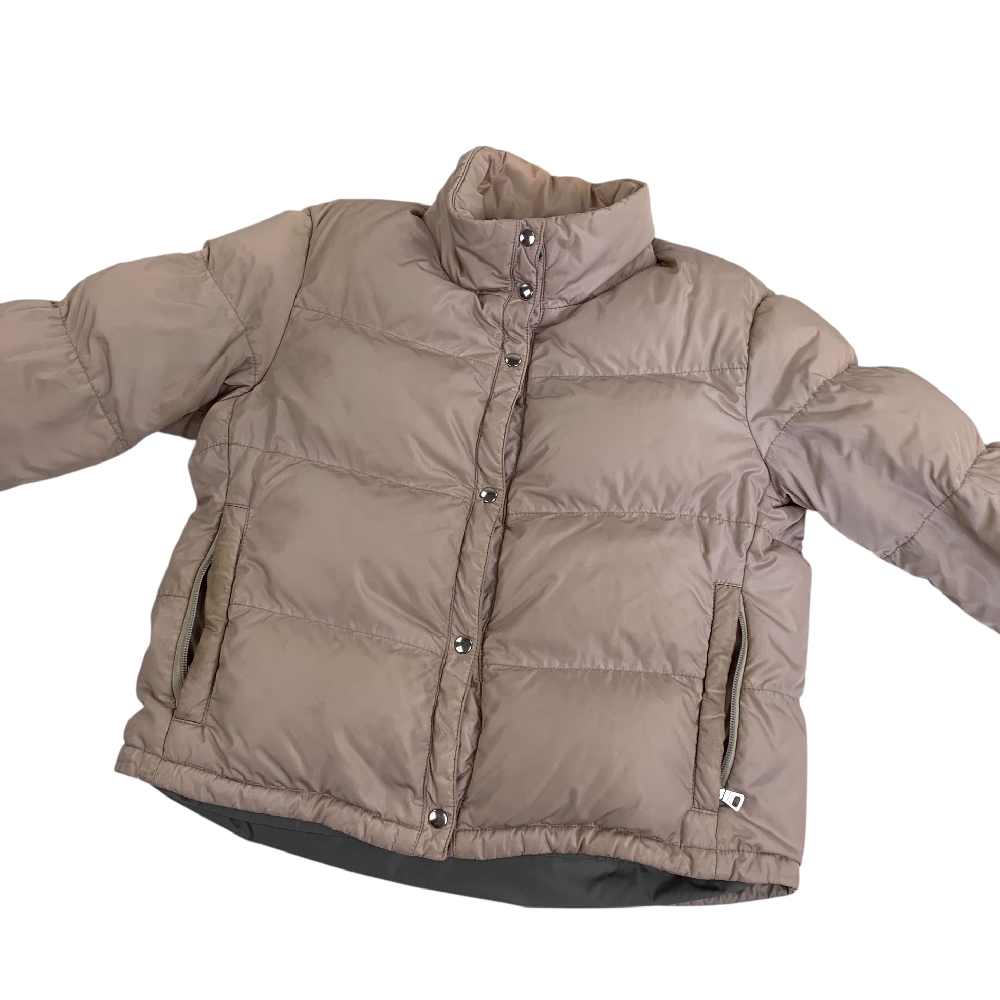 Prada Milano Cropped Puffer Jacket - Women XS Designer Puffer Prada coat outerwear pufferseason second hand vintage shop österreich germany deutschland angebot daunenjacke winterjacke jacke