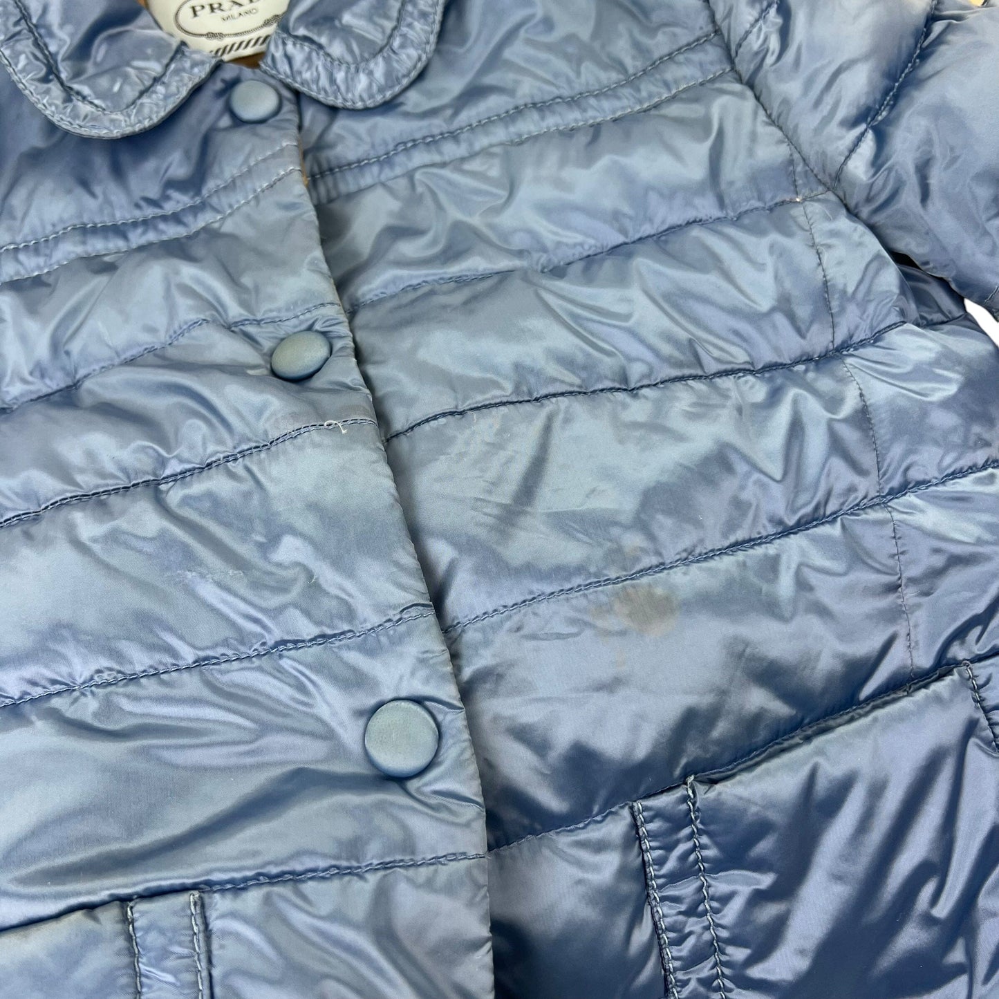 Prada Milano Light Puffer Coat - Women XS Designer Puffer Prada coat outerwear pufferseason second hand vintage shop österreich germany deutschland angebot daunenjacke winterjacke jacke
