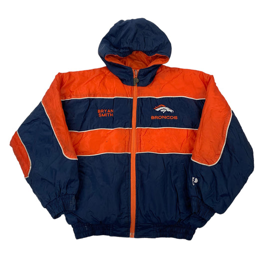 Pro Player Denver Broncos Jacket - M Windbreakers Pro Player coat outerwear pufferseason second hand vintage shop österreich germany deutschland angebot daunenjacke winterjacke jacke